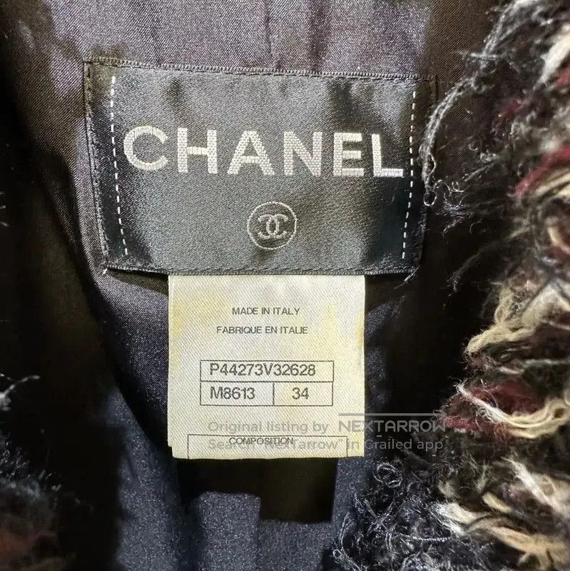 Chanel Chanel Gray Wool Boucle Cardigan . Size S / US 4 / IT 40 - 5 Thumbnail