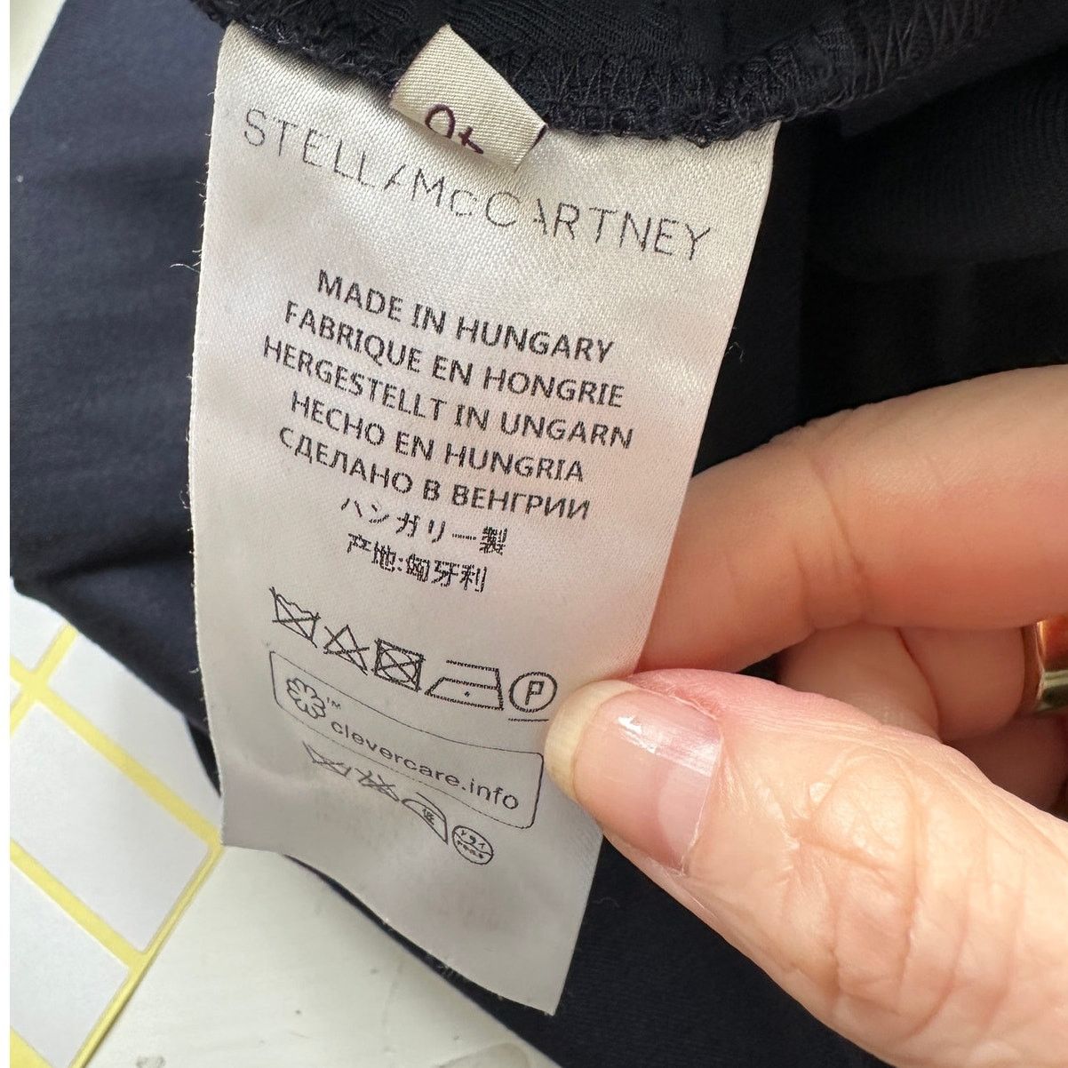 Stella McCartney Stella McCartney Navy Tapered Leg Zip Ankle Trouser 40 / M Size 30" / US 8 / IT 44 - 9 Thumbnail