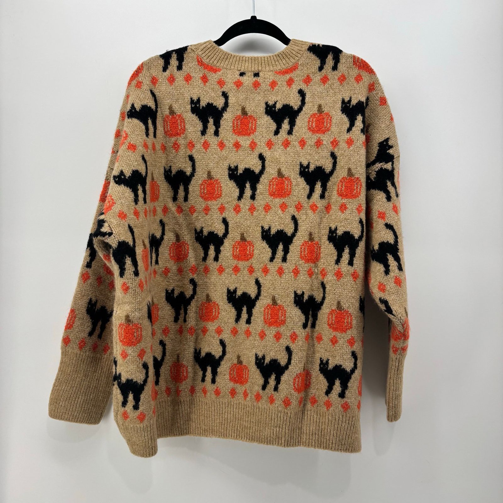 Vince Camuto Vince Camuto Size XXL Womens Sweater Black Cat Pumpkin Fall Size XXL / US 16-18 / IT 52-54 - 2 Thumbnail