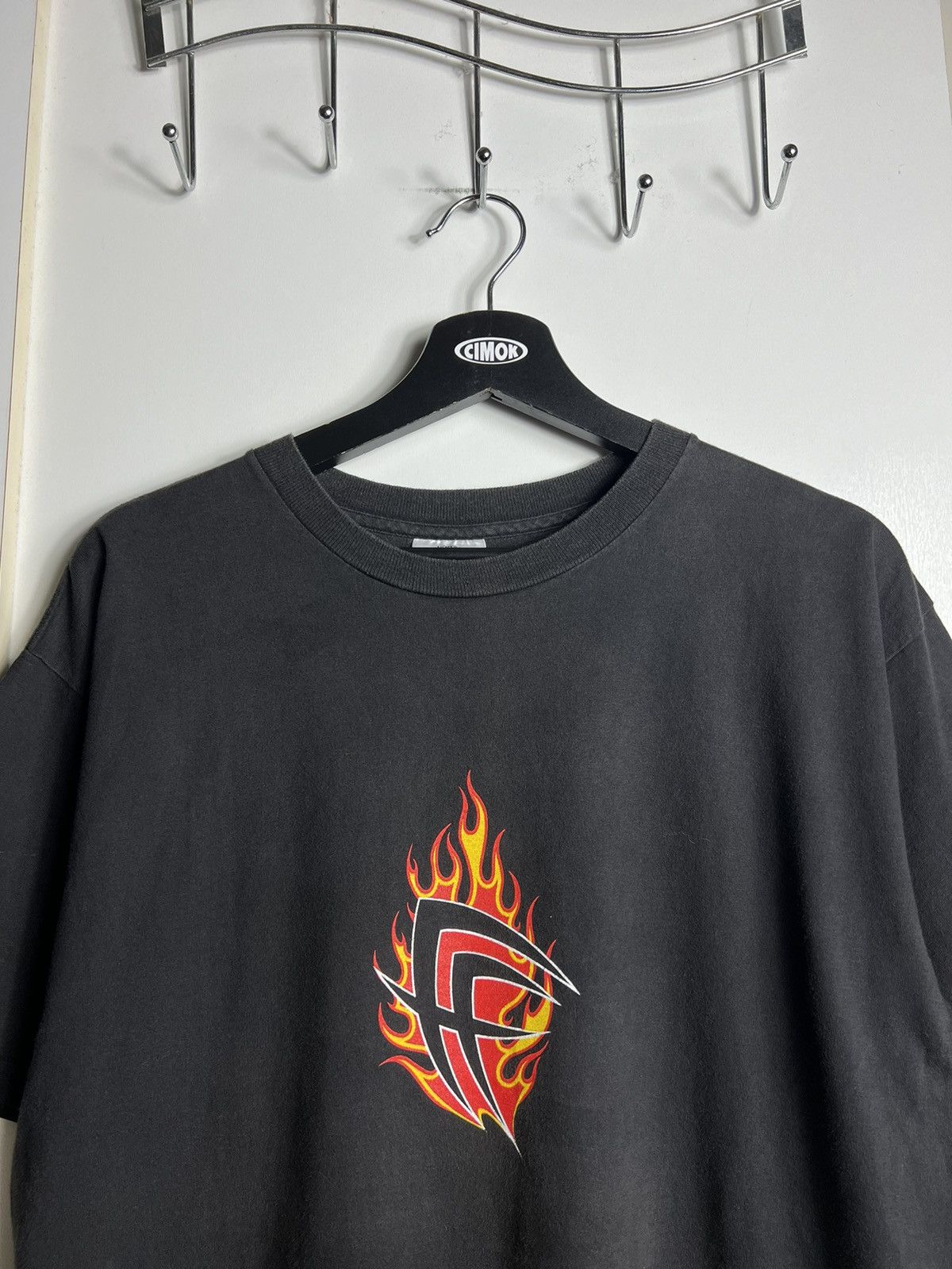 Band Tees × Vintage Vintage Fear Factory Damned In Flames Band Tee Size US L / EU 52-54 / 3 - 3 Thumbnail
