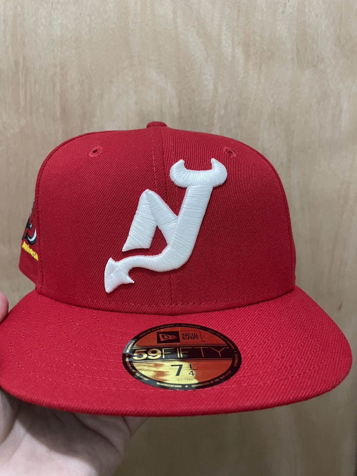 MyFitteds Myfitteds New Jersey devils scarlet red 10th 7 1/4 Size ONE SIZE - 2 Thumbnail