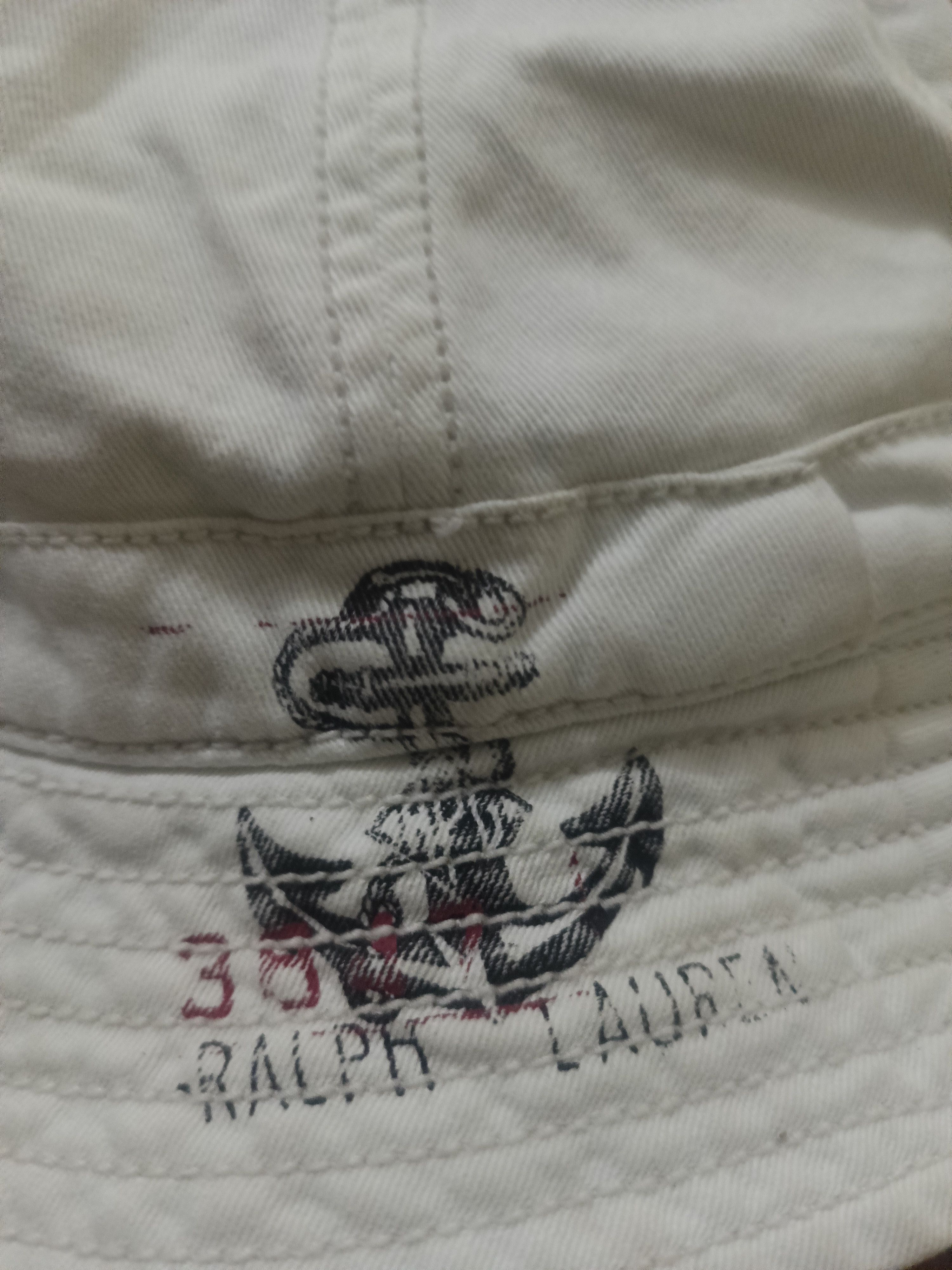 Polo Ralph Lauren Vtg Distressed Polo Ralph Lauren Bucket Hat anchor Logo Size ONE SIZE - 2 Thumbnail