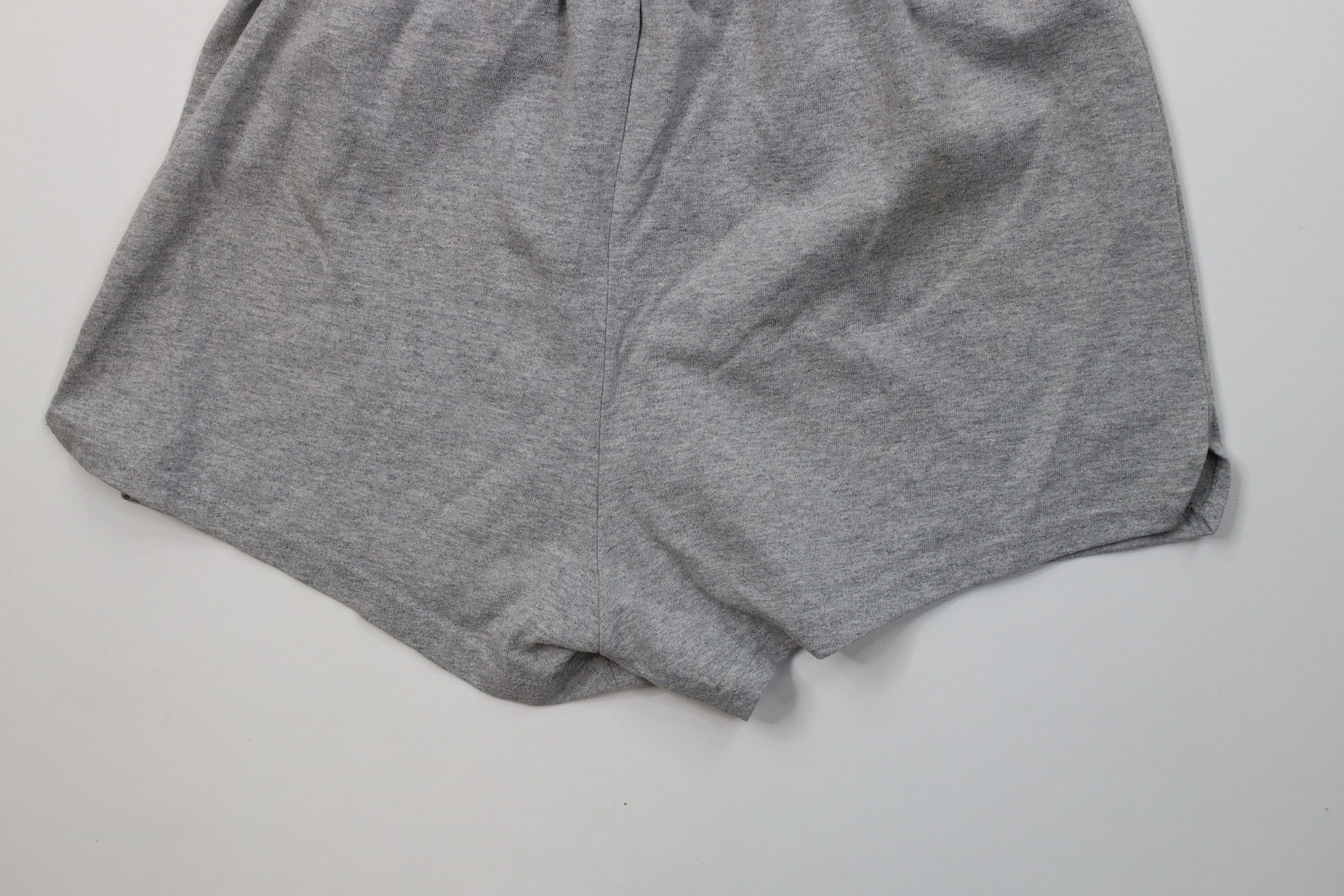 Vintage Vintage 90s Y2K Streetwear Hot Booty Shorts Heather Gray Size 26" / US 2 / IT 38 - 9 Thumbnail