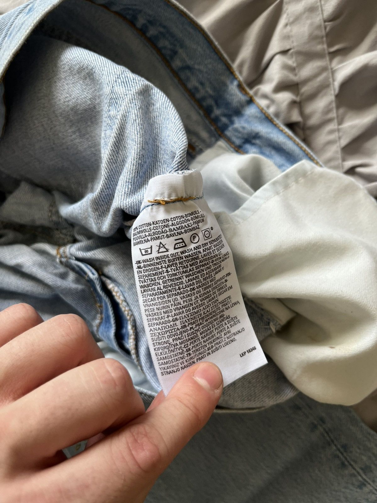 Levi's Vintage Clothing Vintage 90s Levi’s 501 Denim Baggy Wide Jeans Rare Y2K Size US 38 / EU 54 - 8 Thumbnail