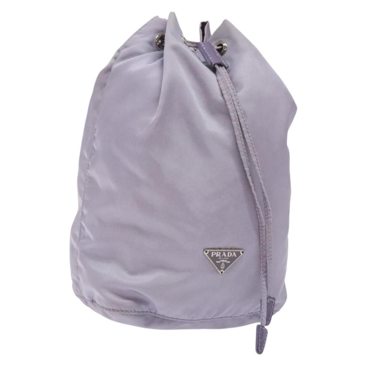 Prada Prada Vela Drawstring Bucket Pouch Tessuto Size ONE SIZE - 1 Thumbnail