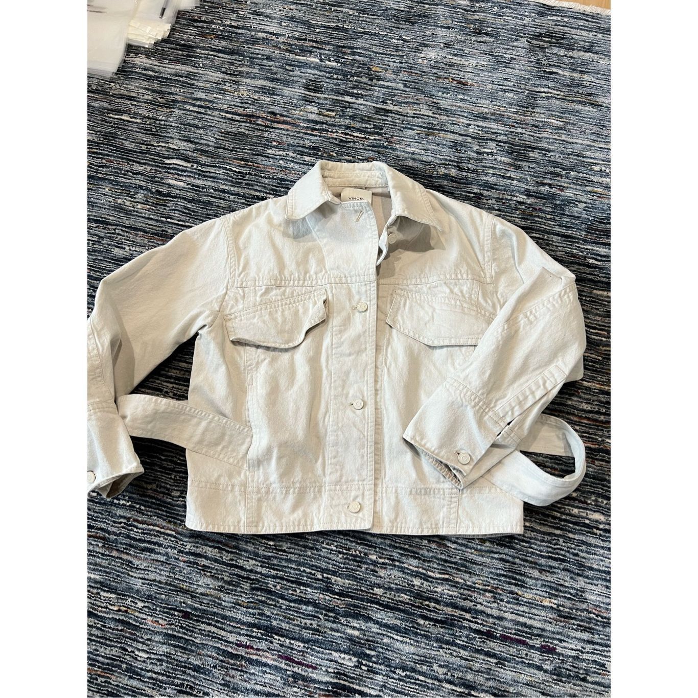 Vince Vince Denim Utility Jacket belted size M Size M / US 6-8 / IT 42-44 - 8 Thumbnail