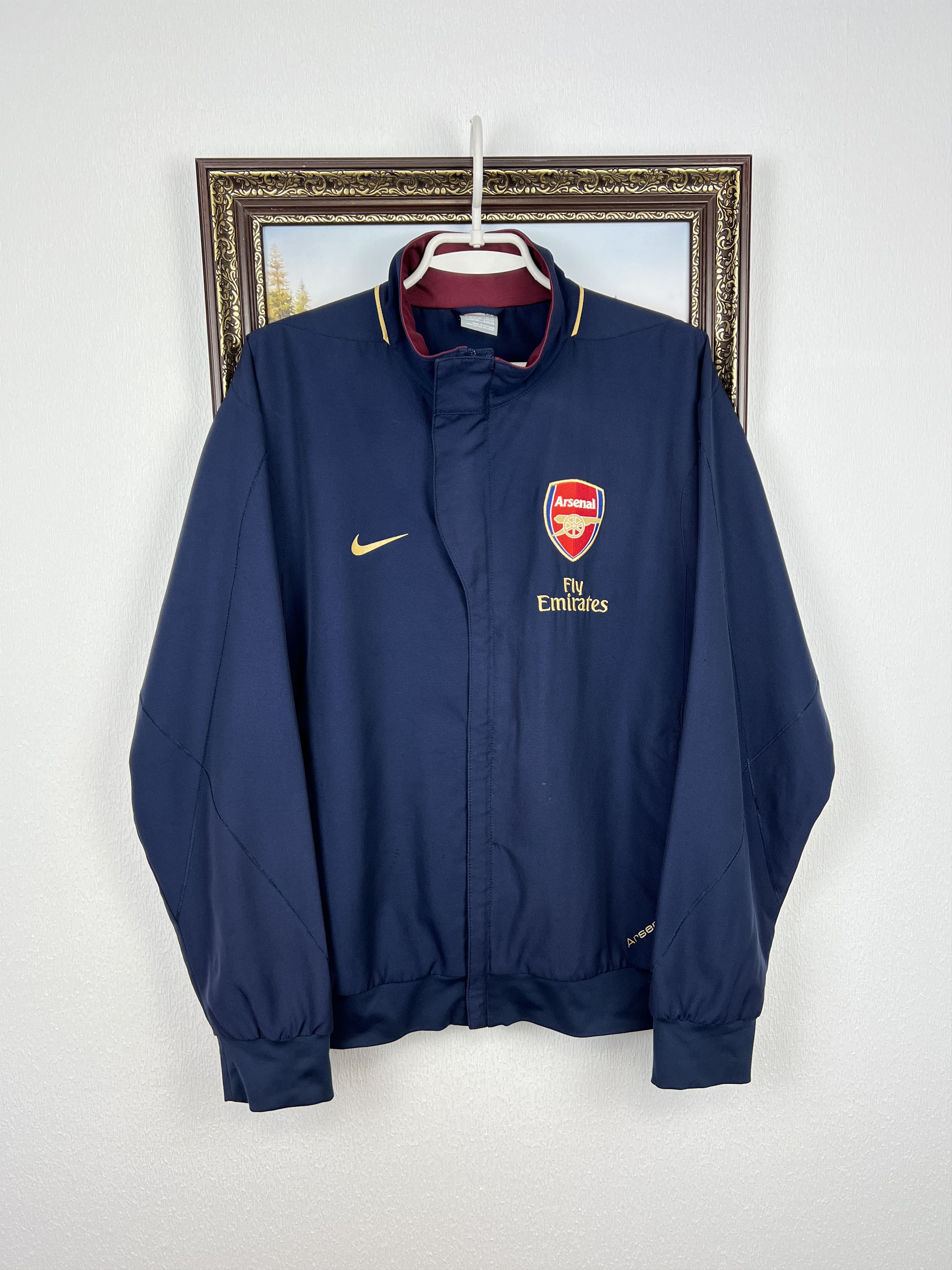 Nike Vintage Nike Arsenal Football Jacket Soccer Track Top Mens Size US M / EU 48-50 / 2 - 1 Thumbnail