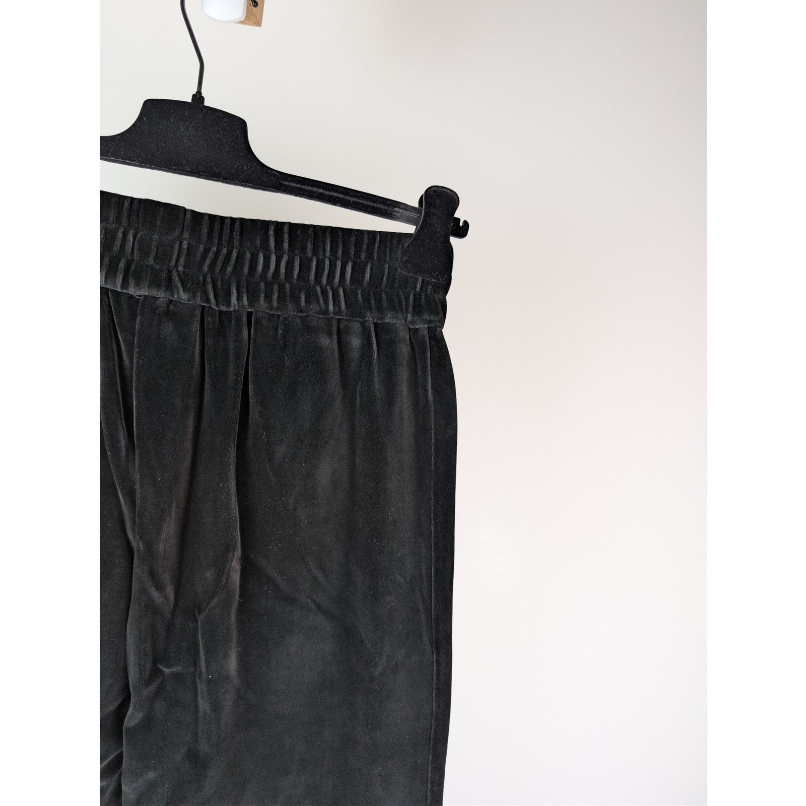 Palm Angels o1rshd1 Q:2 / Velvet Track Pants in Black / White Size US 34 / EU 50 - 14 Thumbnail