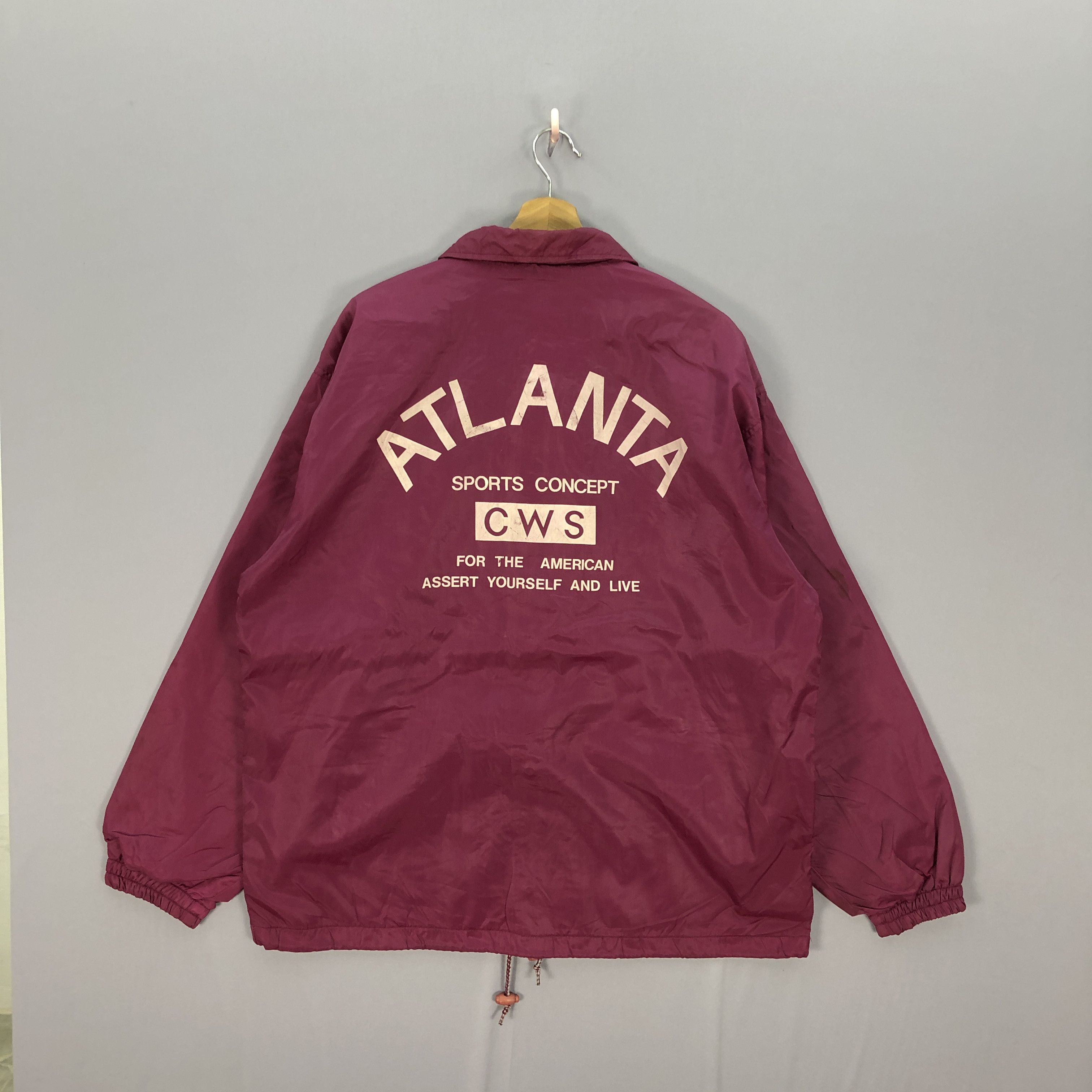Japanese Brand × Vintage Vintage Atlanta Sports Concept CW Sports Staff Coach Jackets Size US L / EU 52-54 / 3 - 1 Thumbnail