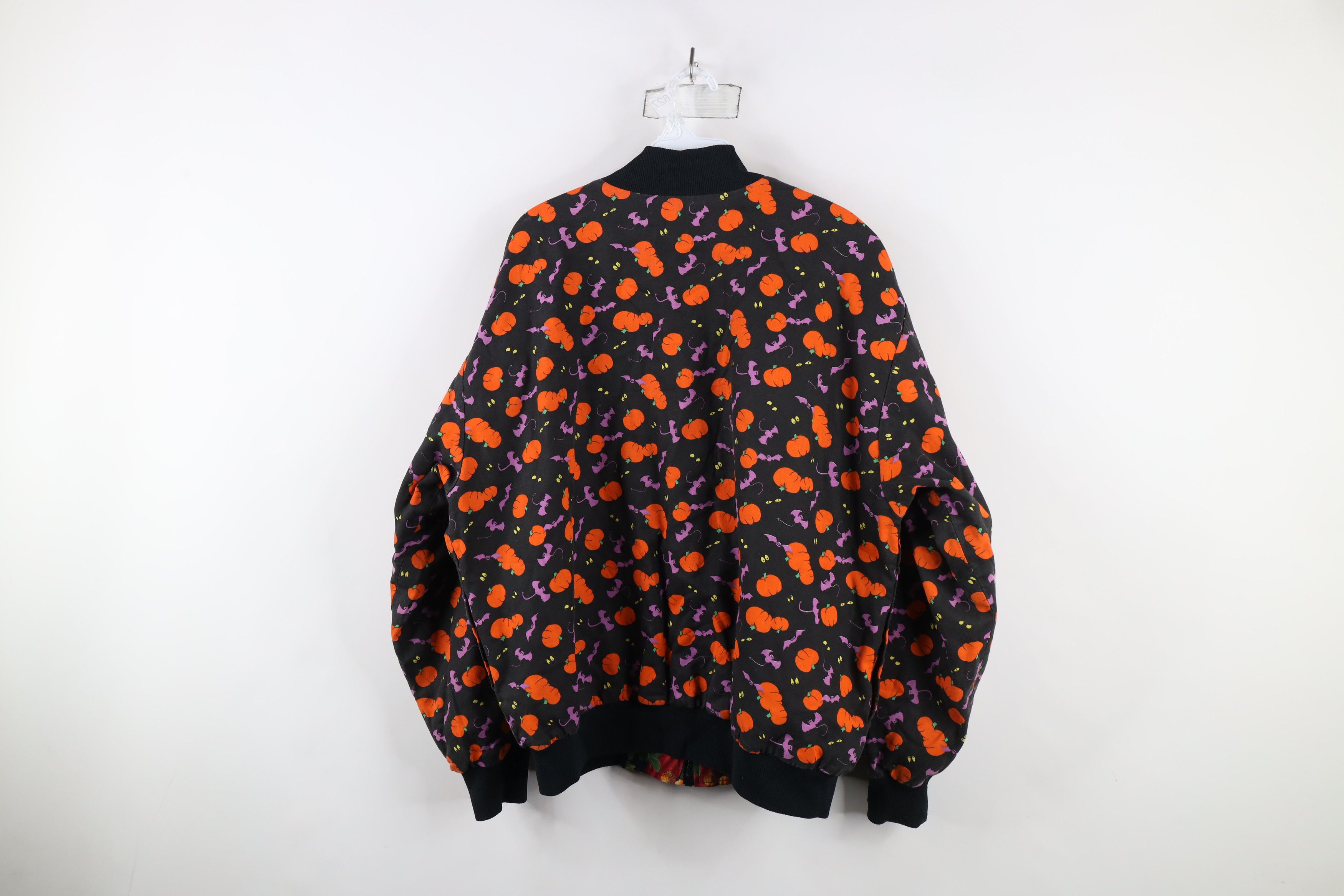 Vintage Vintage 90s Streetwear Reversible Autumn Bomber Jacket Size 3XL / US 20-22 - 12 Thumbnail