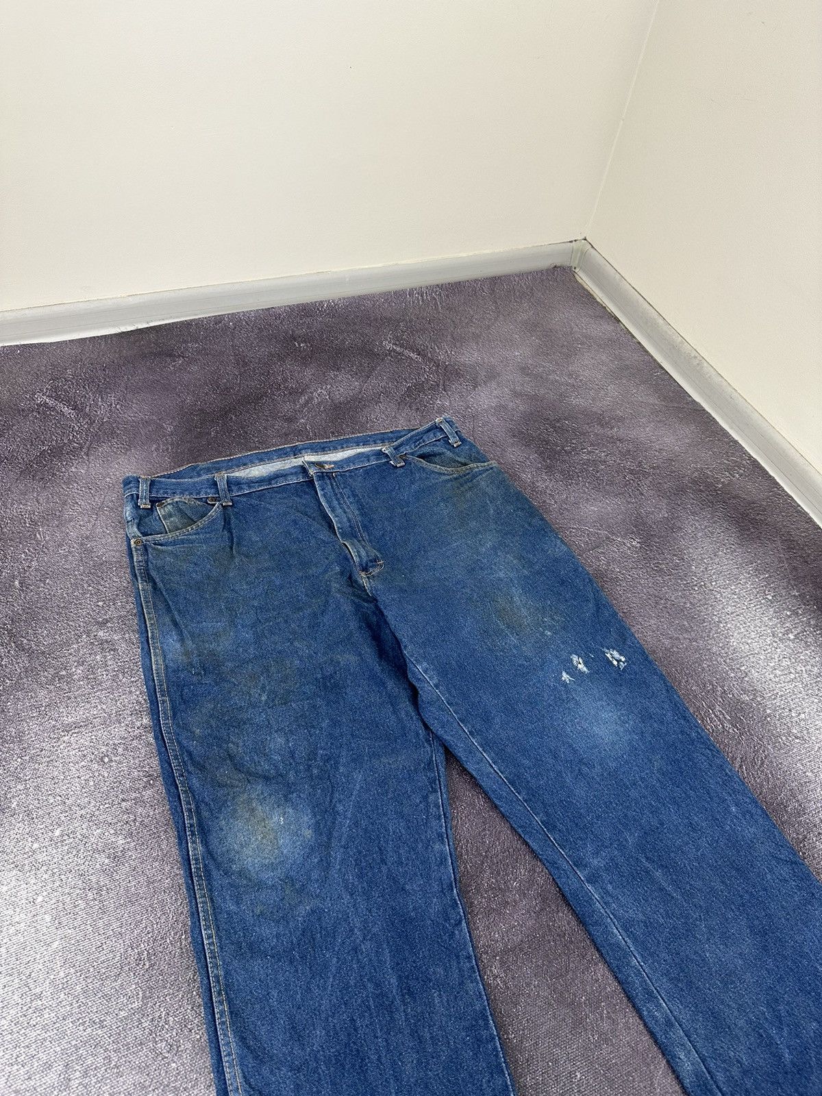 Dickies Vintage Dickies Baggy Distressed Opium Faded USA Work Jeans Size US 42 / EU 58 - 12 Thumbnail