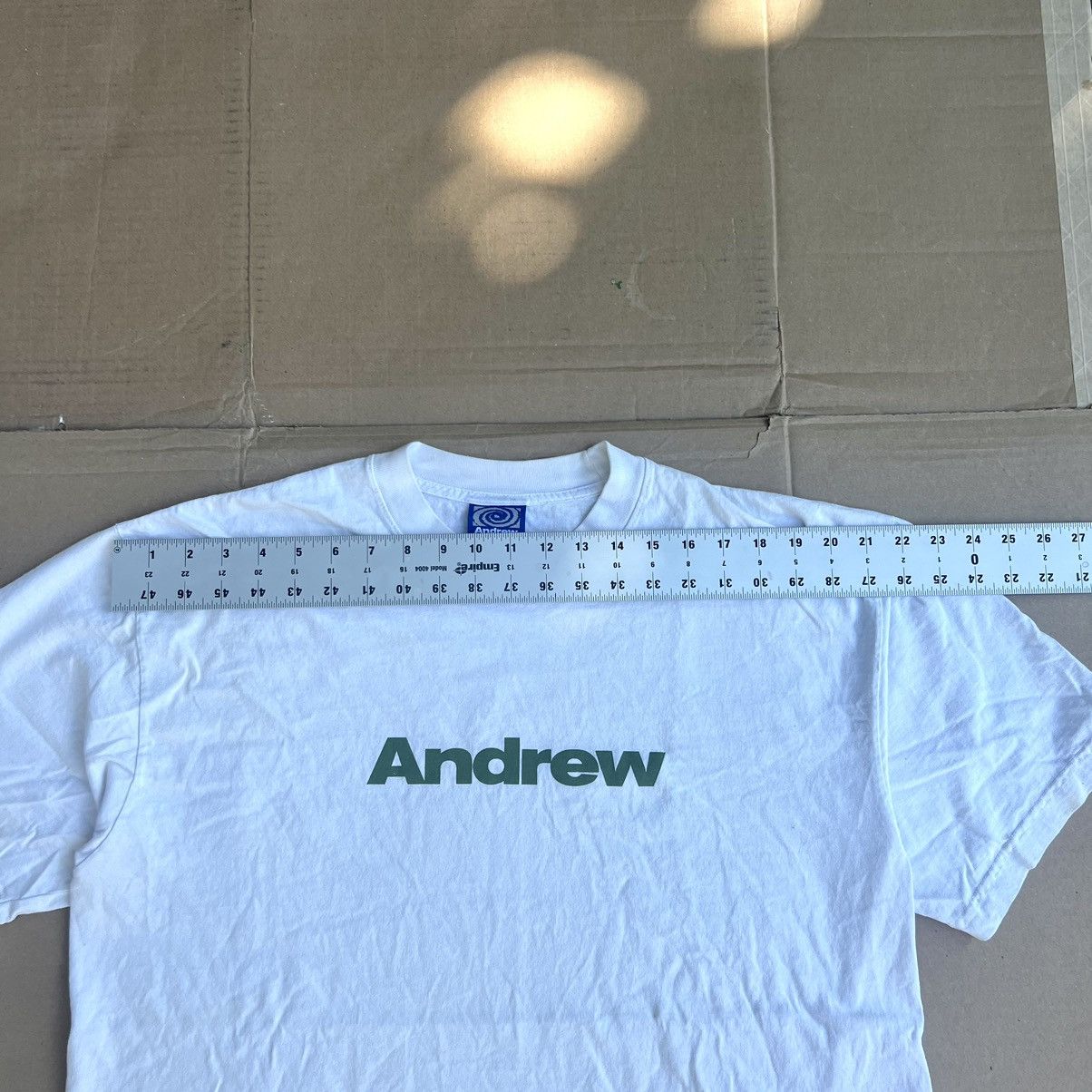 Andrew Andrew Shop Logo Tee Size US XL / EU 56 / 4 - 7 Thumbnail