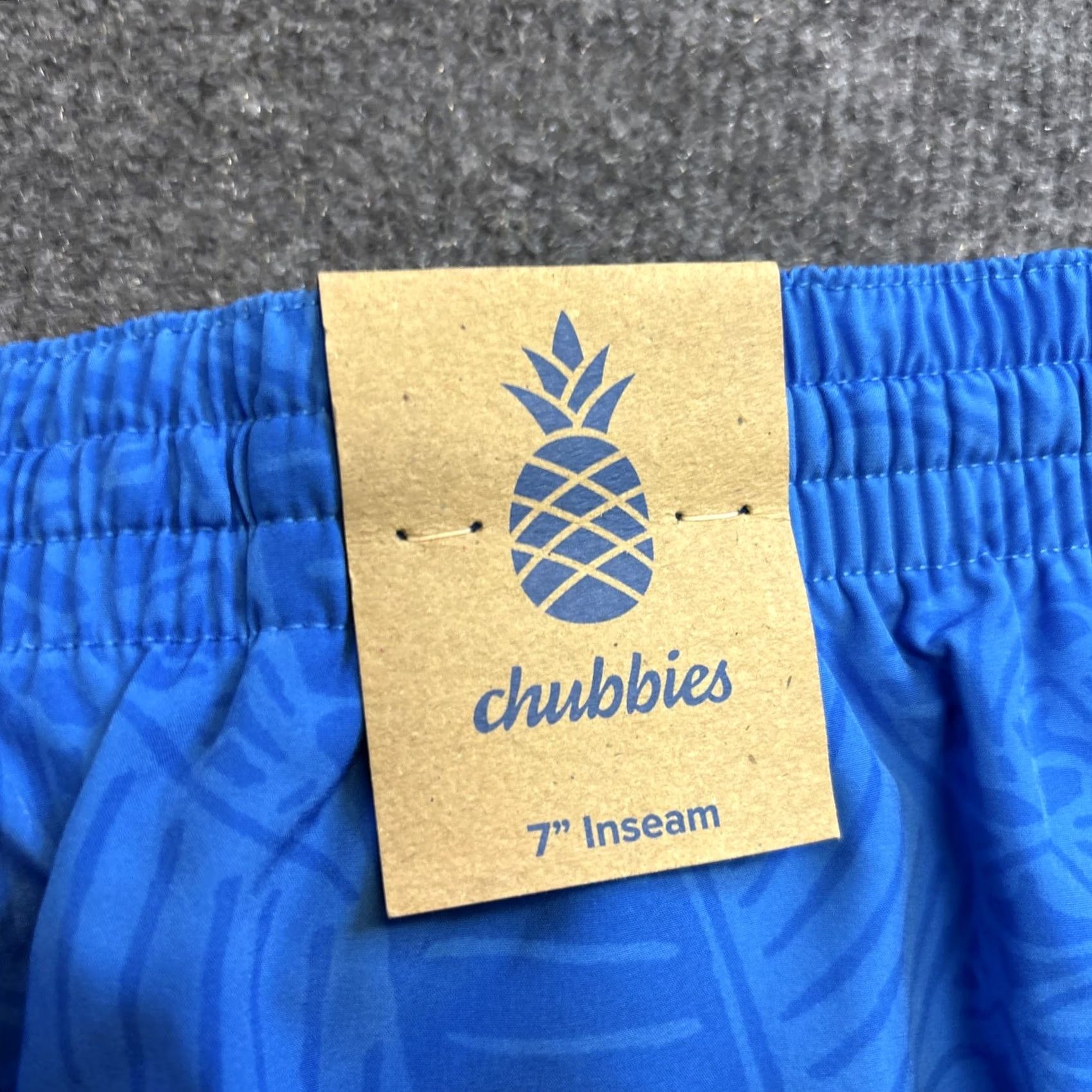 Chubbies CHUBBIES THE SQUARELY CIRCLES 7" LINED CLASSIC SWIM TRUNKS Men's 2XL POCKETS Size US 39 - 2 Thumbnail