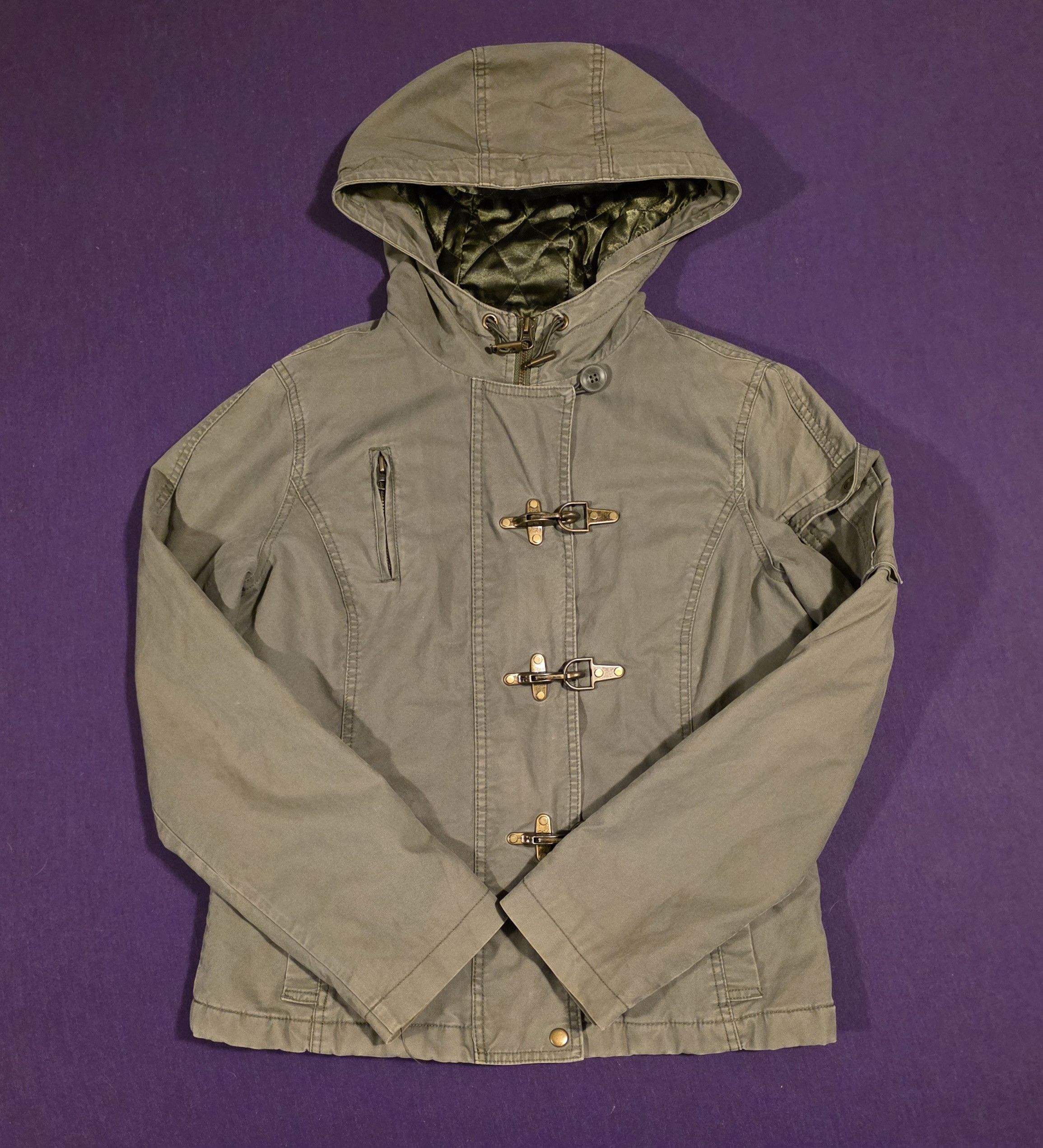 Old Navy Green duffle / toggle coat Size M / US 6-8 / IT 42-44 - 1 Thumbnail