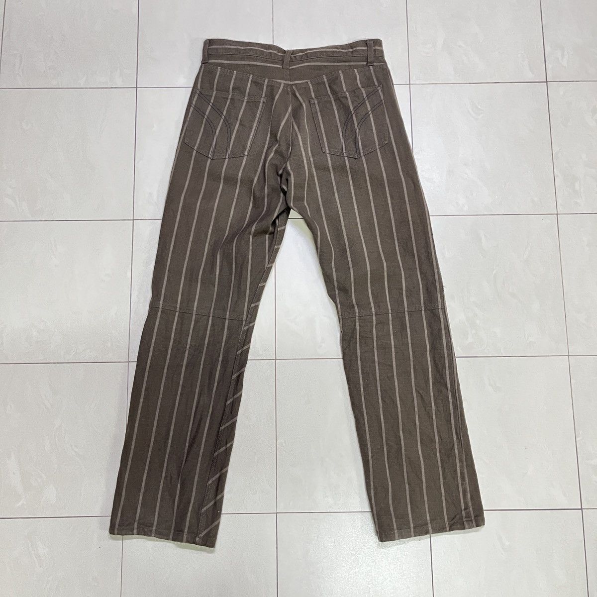 14th Addiction × If Six Was Nine × PPFM Rare PPFM Stripe Zipper Punk Pants Size US 31 - 13 Thumbnail