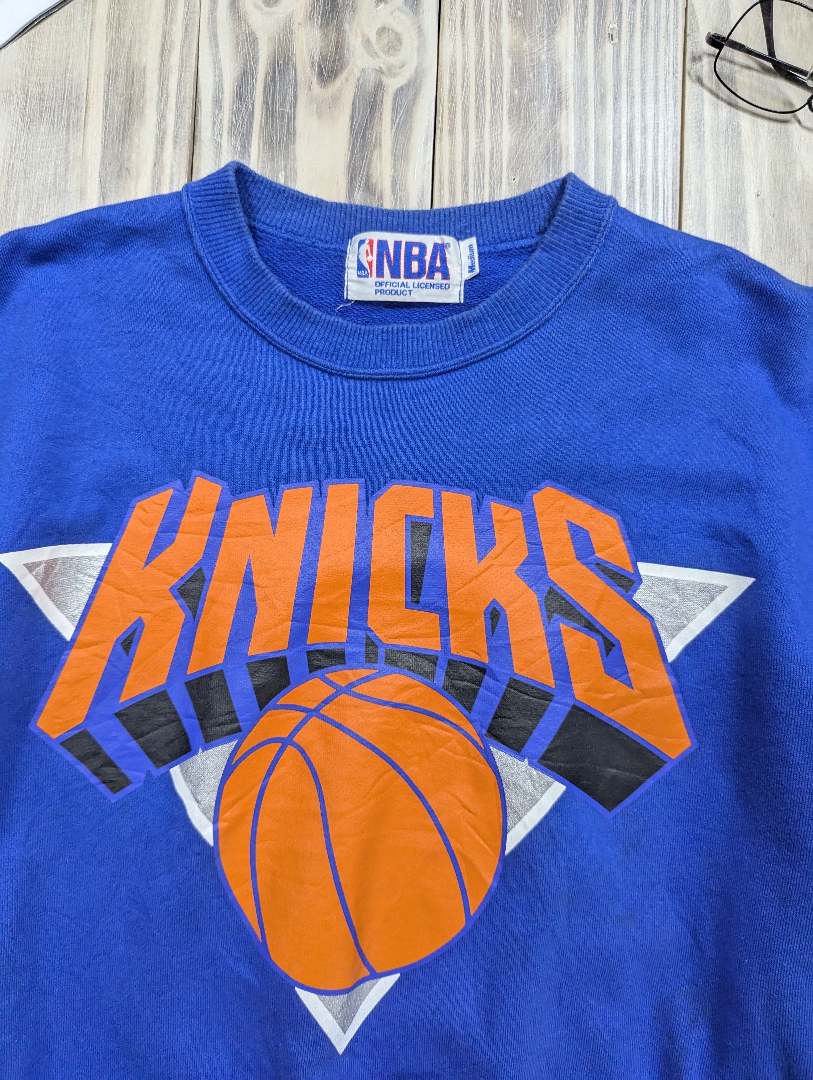 NBA NBA Official Knicks Team Crewneck/Sweatshirt Jacket Size US M / EU 48-50 / 2 - 3 Thumbnail