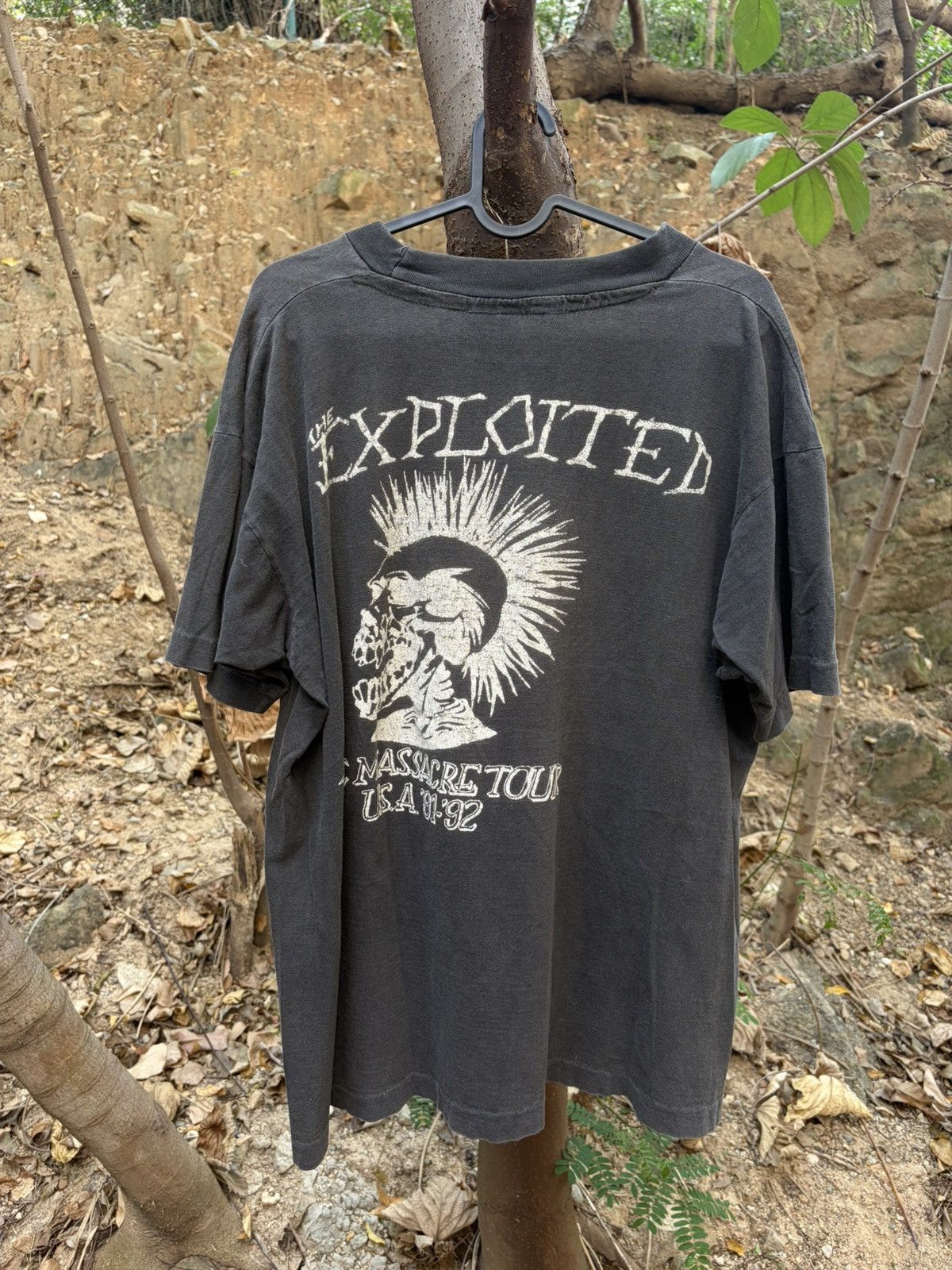 Vintage Vintage The Exploited Tour U.S.A. ‘91-‘92 Massacre T-shirt Size US L / EU 52-54 / 3 - 3 Thumbnail