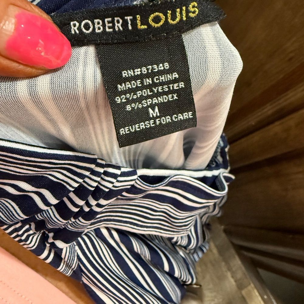 Other Robert Louis Black and White A-Line Midi Skirt Size 32" / US 10 / IT 46 - 5 Thumbnail