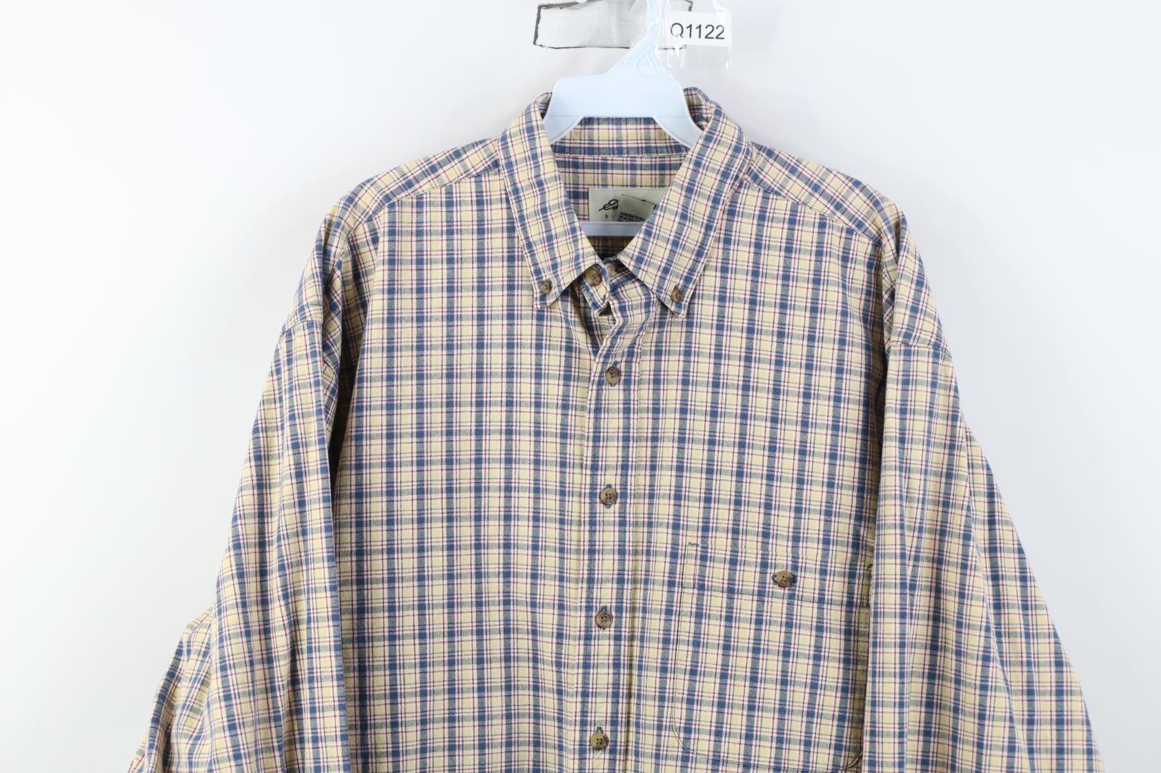 Eddie Bauer Vintage 90s Eddie Bauer Canvas Collared Button Down Shirt Size US L / EU 52-54 / 3 - 2 Thumbnail