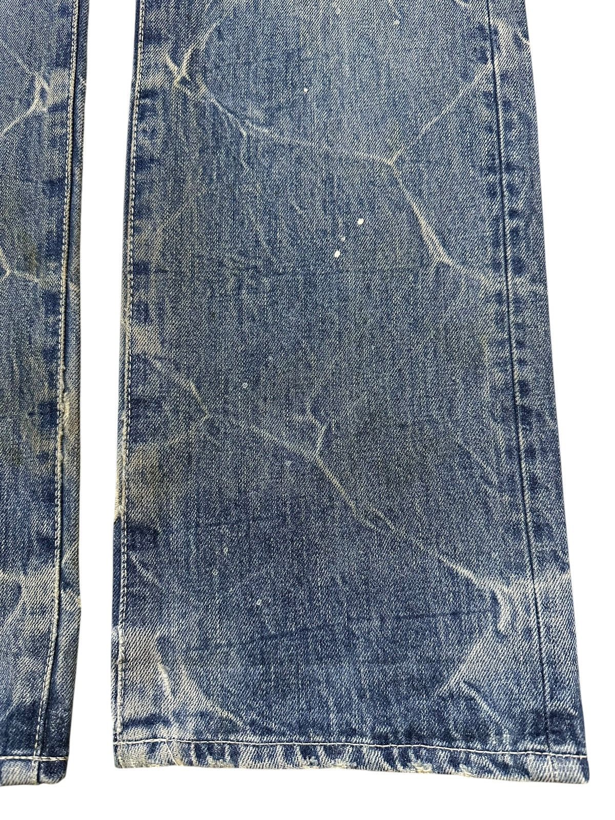 Japanese Brand Vintage Japanese Vanquish Mud Faded Wash Distressed Jeans Size US 32 / EU 48 - 8 Thumbnail