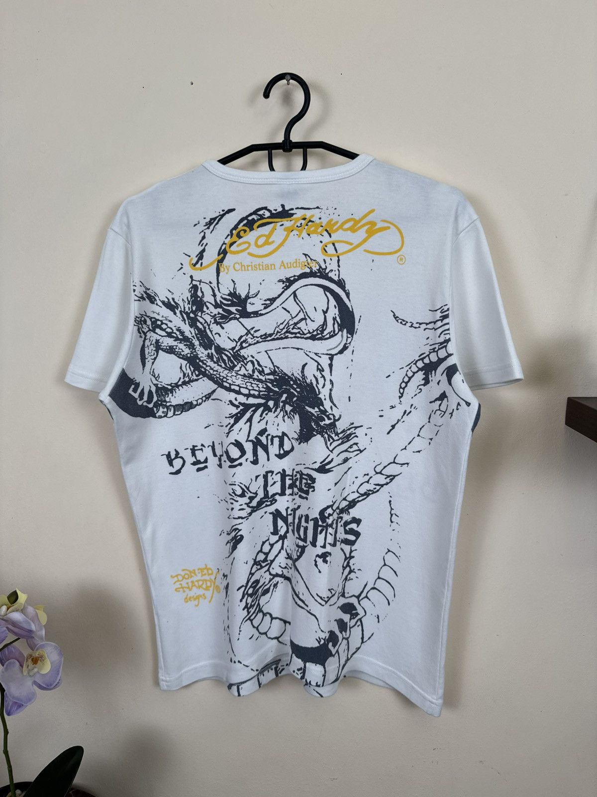 Ed Hardy Vintage Ed Hardy T shirt Tiger Snake Tattoo Y2K L White Size US L / EU 52-54 / 3 - 11 Thumbnail