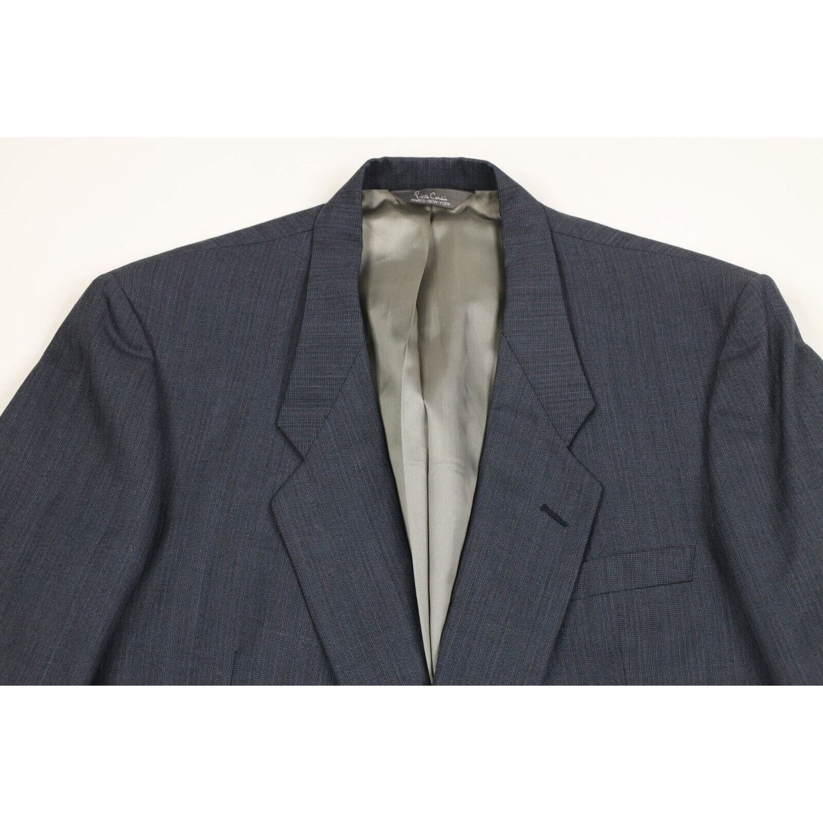 Pierre Cardin × Vintage Vintage 70s Pierre Cardin 2 Piece Wool Striped Suit Wedding Size 44L - 3 Thumbnail