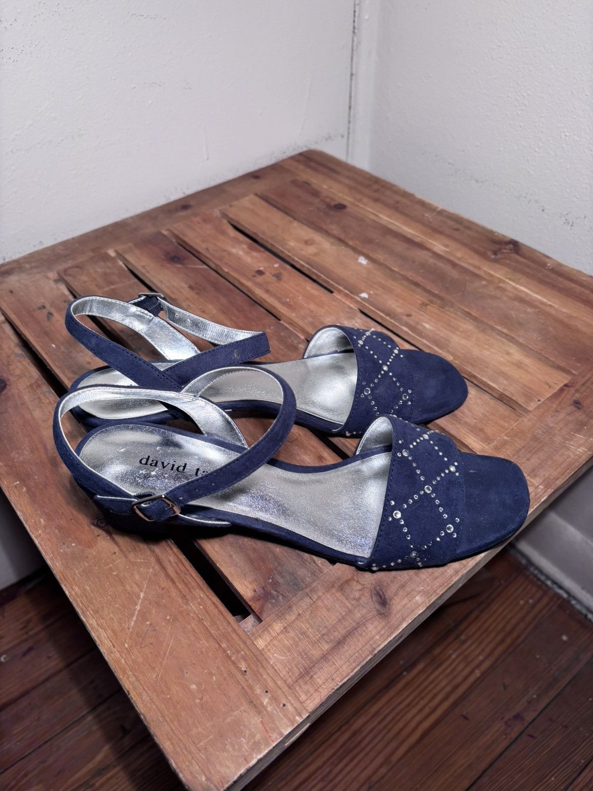Other David Tate Jeweled Block Heel Shoes Size US 8 / IT 38 - 3 Thumbnail