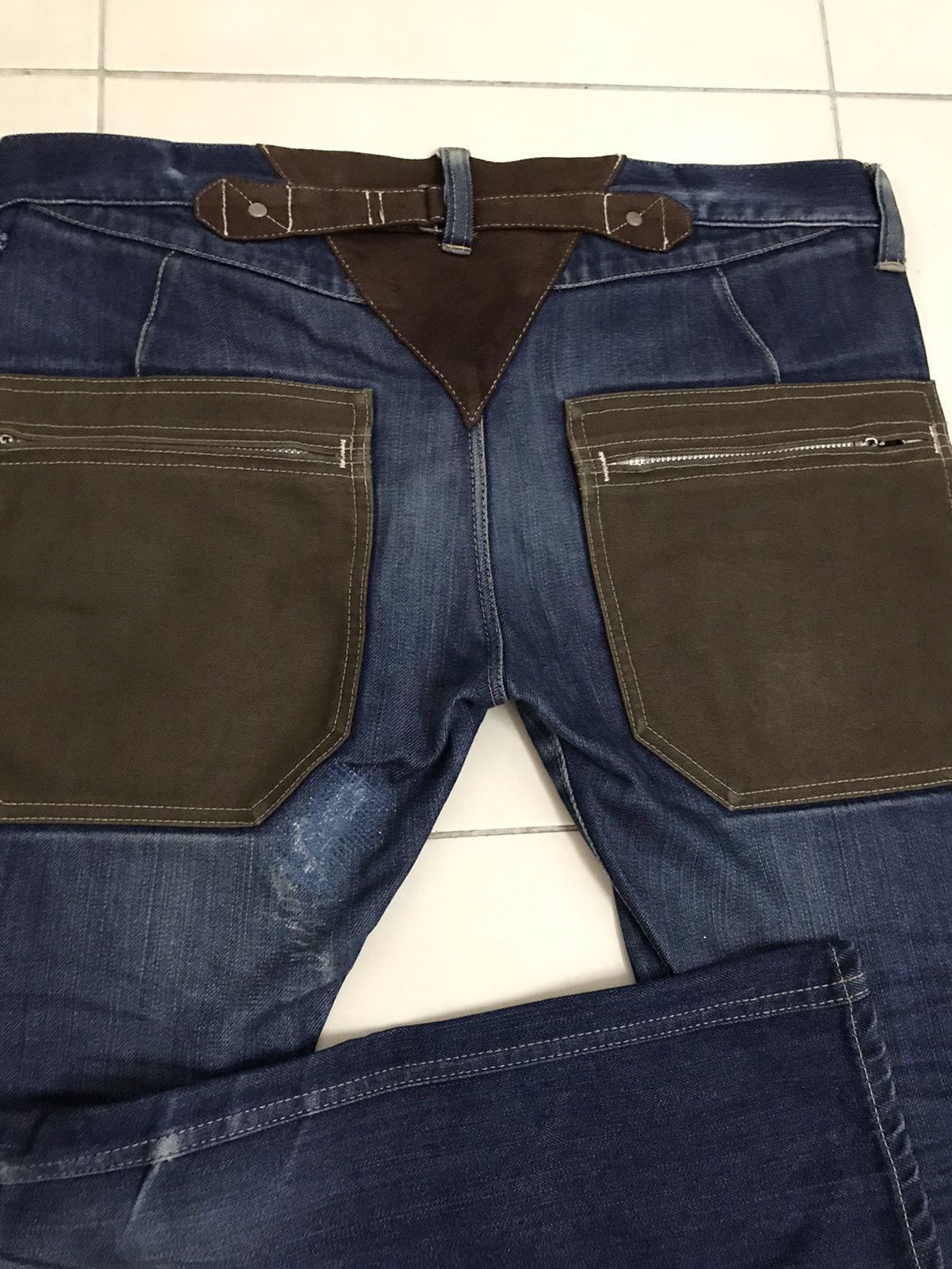 Comme des Garcons × Junya Watanabe Junya Watanabe X Comme des Garcons Distressed Jeans Size US 32 / EU 48 - 11 Thumbnail