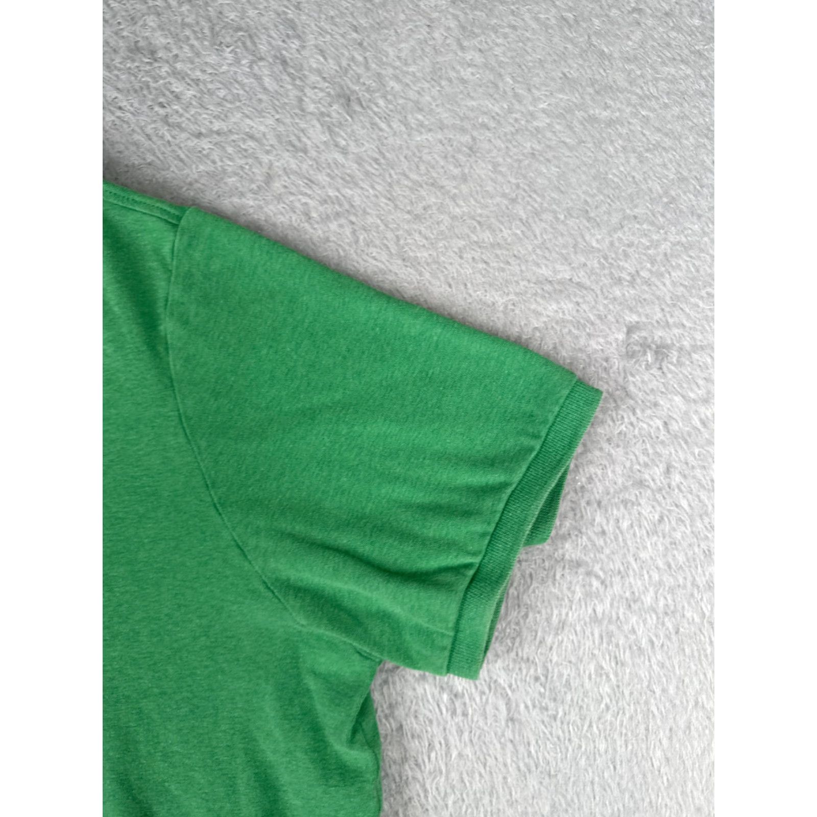 Ralph Lauren Ralph Lauren Polo Shirt Mens Green 100% Cotton Jersey XL Big & Tall Short Sleeve Button Collared Size US XL / EU 56 / 4 - 2 Thumbnail