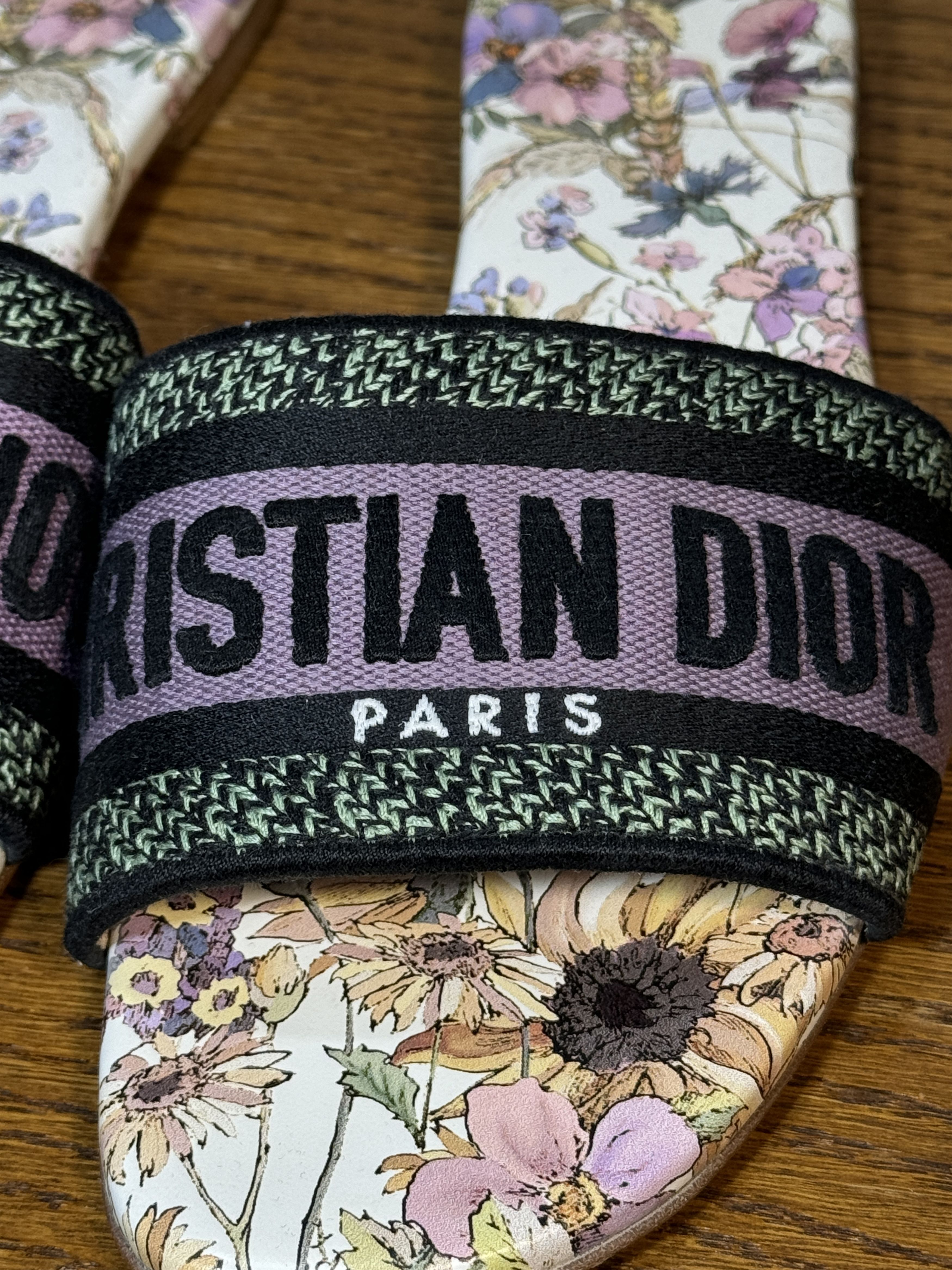 Dior Dior Dway slides Plan de Paris embroidery Size US 8 / IT 38 - 2 Thumbnail