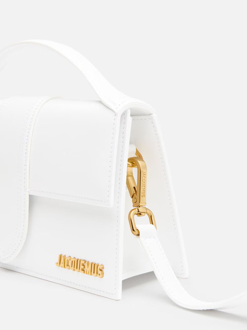Jacquemus o1la1rc1a0925 Size: OS / Large Bambino Bag in White Size ONE SIZE - 4 Thumbnail