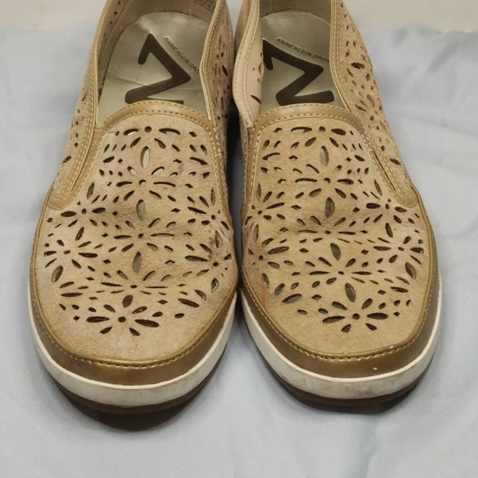 Anne Klein Anne Klein Comfort Slip On Womens Keaton Pattern Flower 8 Size US 8 / IT 38 - 3 Thumbnail
