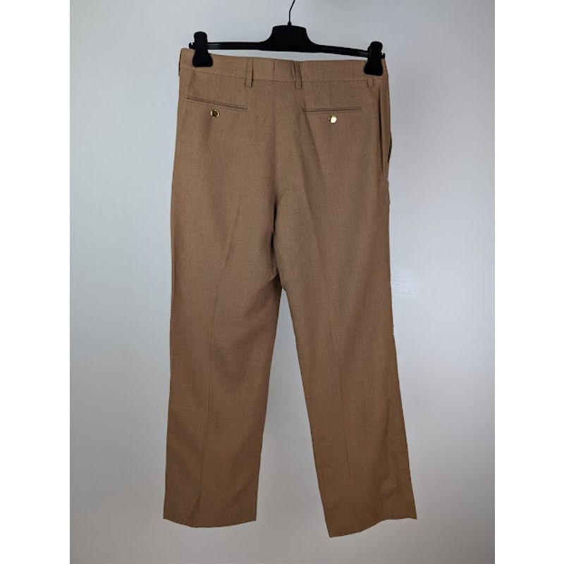 Gucci o1rshd1 Tailored Crepe Trousers Pant in Brown / Camel Size US 32 / EU 48 - 17 Thumbnail