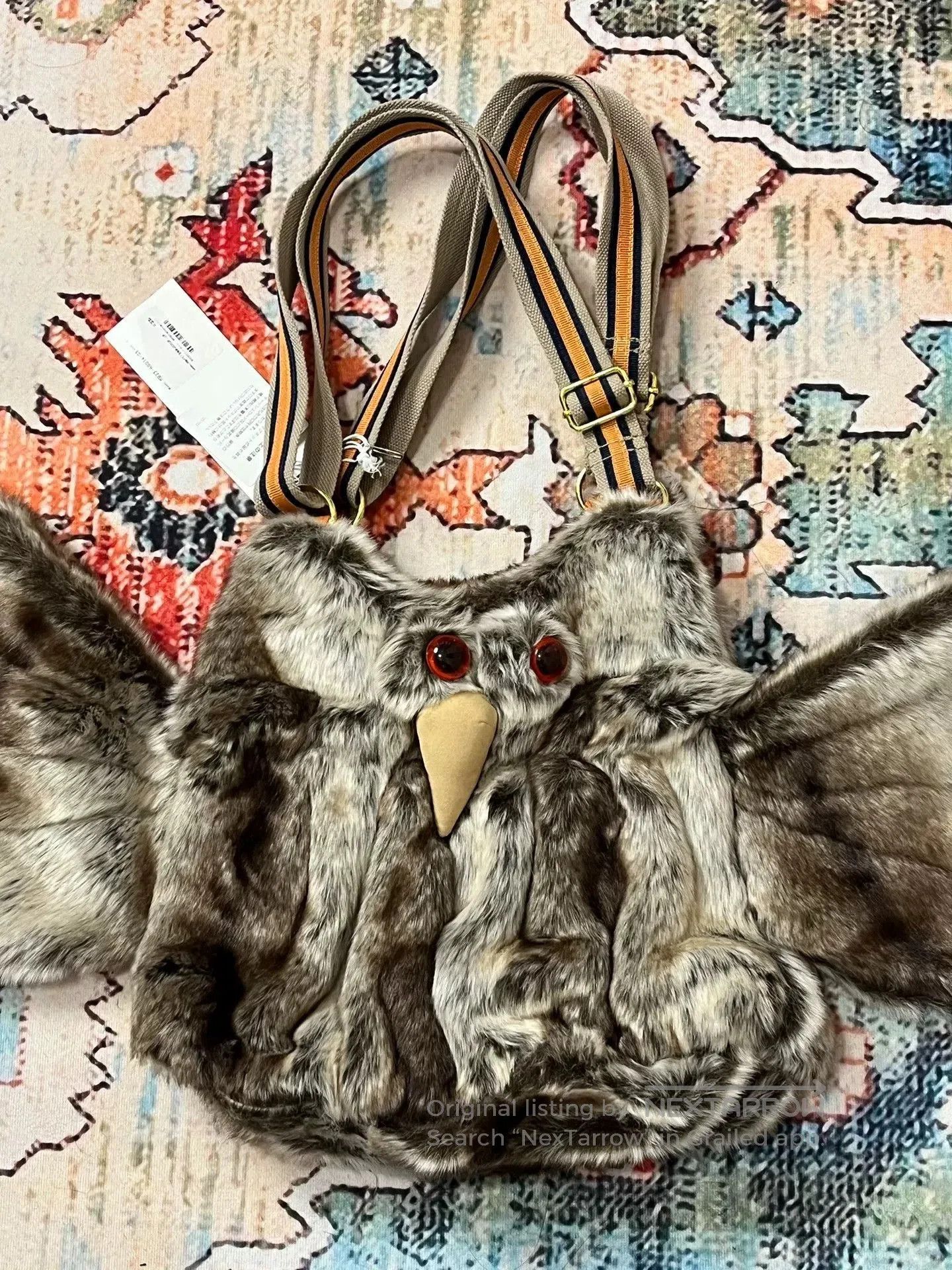 mercibeaucoup mercibeaucoup owl plush shoulder bag. Size ONE SIZE - 4 Thumbnail
