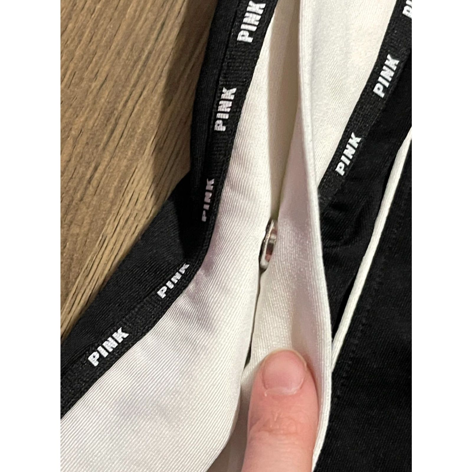 Victoria's Secret Victoria's Secret Pants Women's Size XS Black White Solid Sweatpants Pull On Size 26" / US 2 / IT 38 - 4 Thumbnail