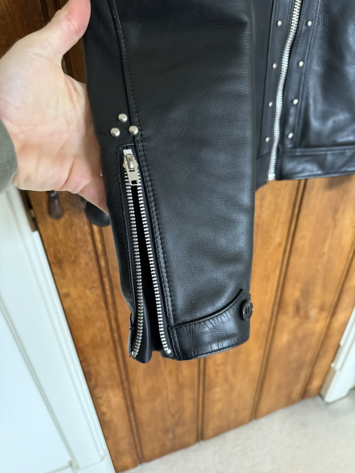 Undercover Grail Undercover leather studded trucker jacket 3 S M biker Size US M / EU 48-50 / 2 - 13 Thumbnail