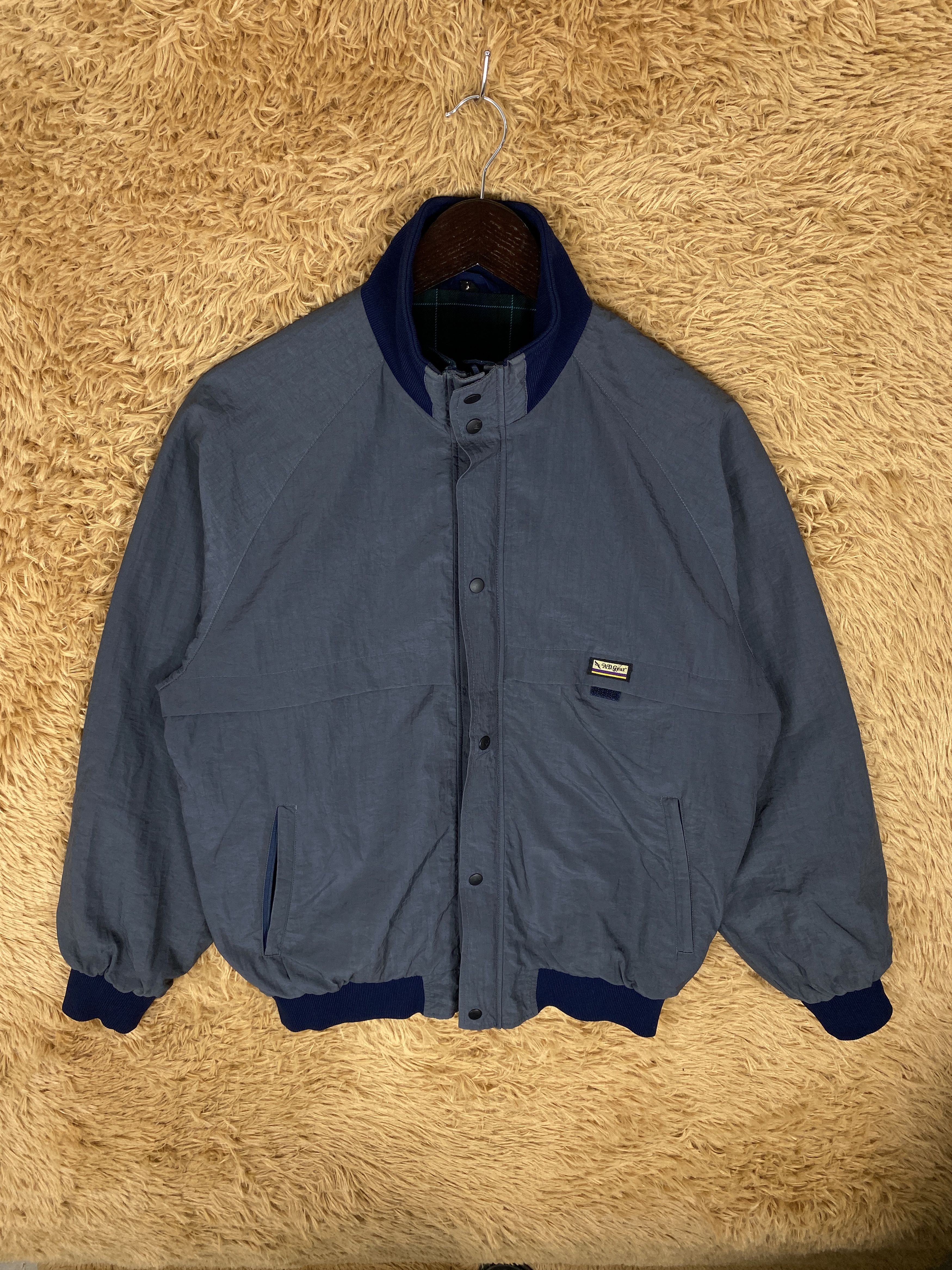 Japanese Brand Vintage AD Gear Reversible Flannel Jacket J2350 Size US S / EU 44-46 / 1 - 6 Thumbnail