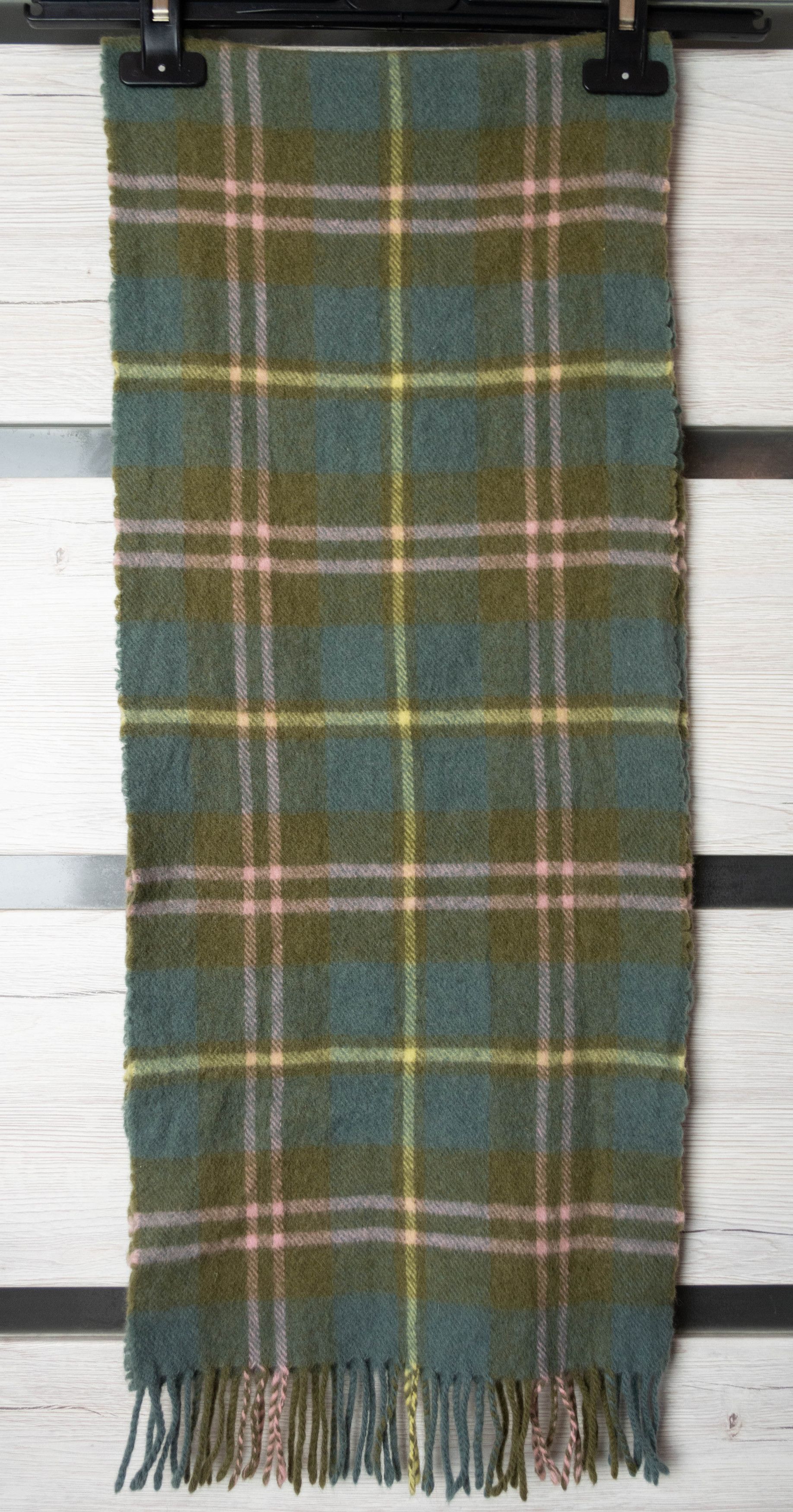 Johnstons Of Elgin Johnstone od Elgin pure new wool tartan scarf Size ONE SIZE - 3 Thumbnail