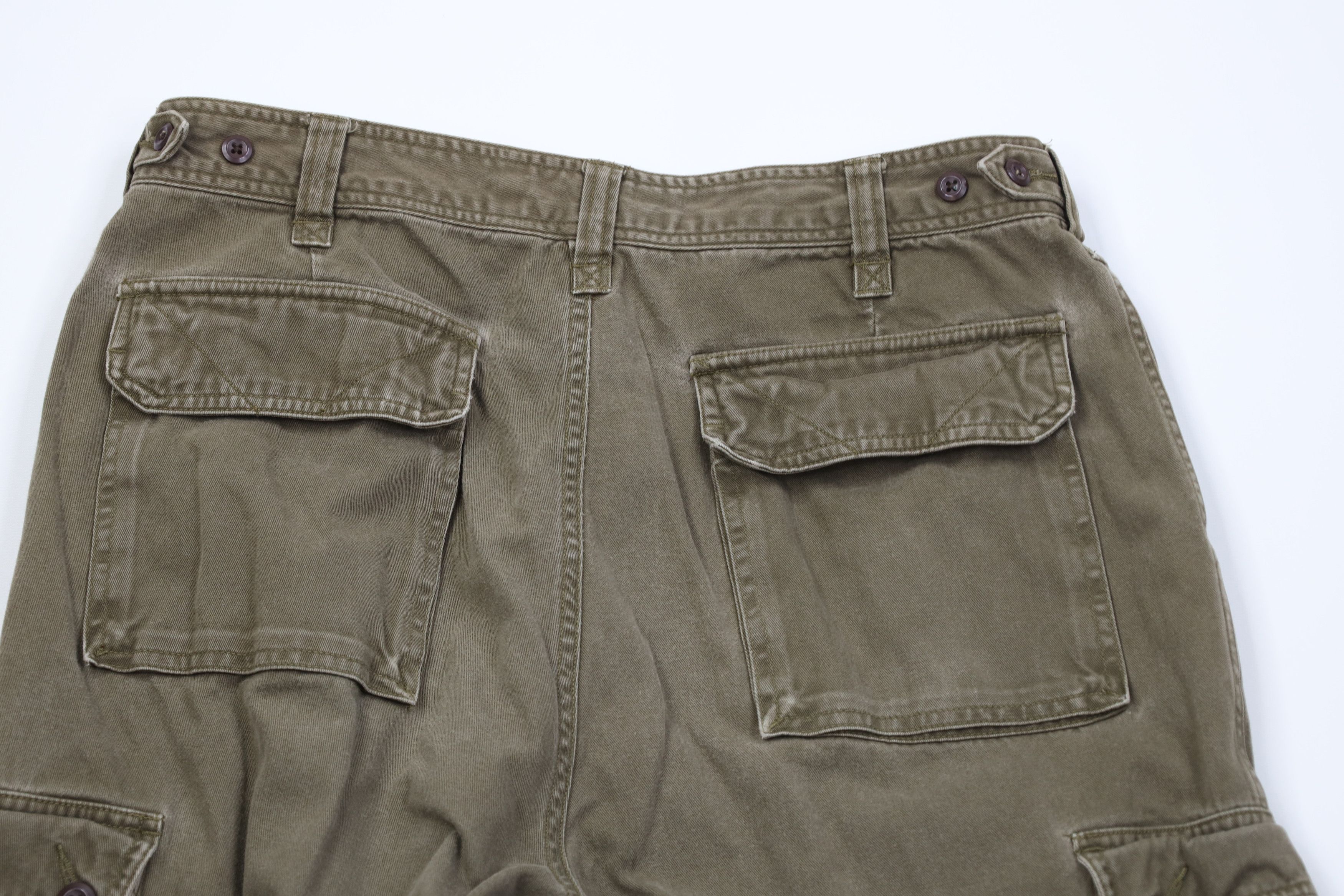 American Eagle Outfitters Vintage 90s Y2K American Eagle Surplus Wide Leg Cargo Pants Size US 34 / EU 50 - 11 Thumbnail