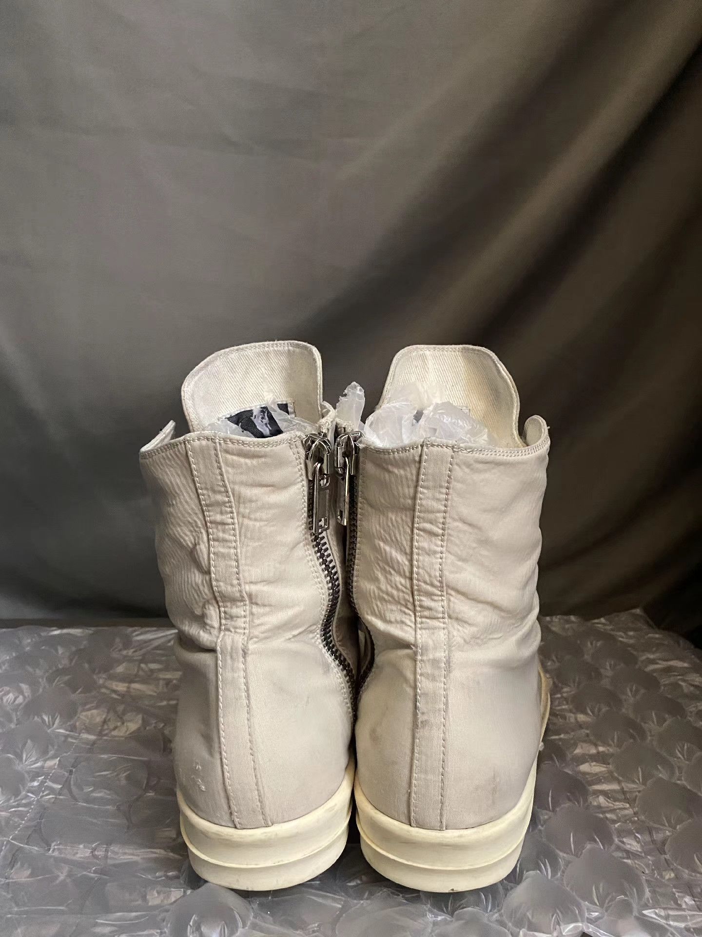 Rick Owens Rick Owens White Jumbo Sneakers Size US 8 / EU 41 - 3 Thumbnail