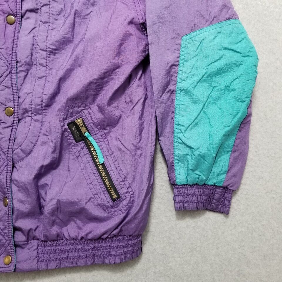 Other VINTAGE Ski Jacket Womens Medium Full Zip Pockets Outdoor Size M / US 6-8 / IT 42-44 - 4 Thumbnail
