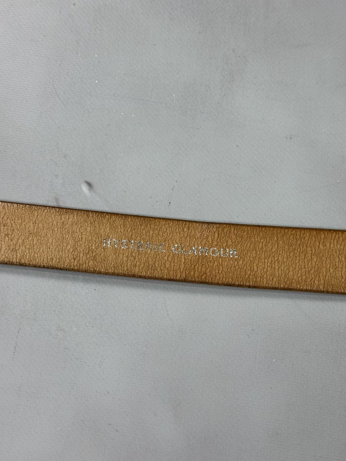 Hysteric Glamour Hysteric Glamour Repeat Logo Leather Belt(W31-36) Size ONE SIZE - 10 Thumbnail