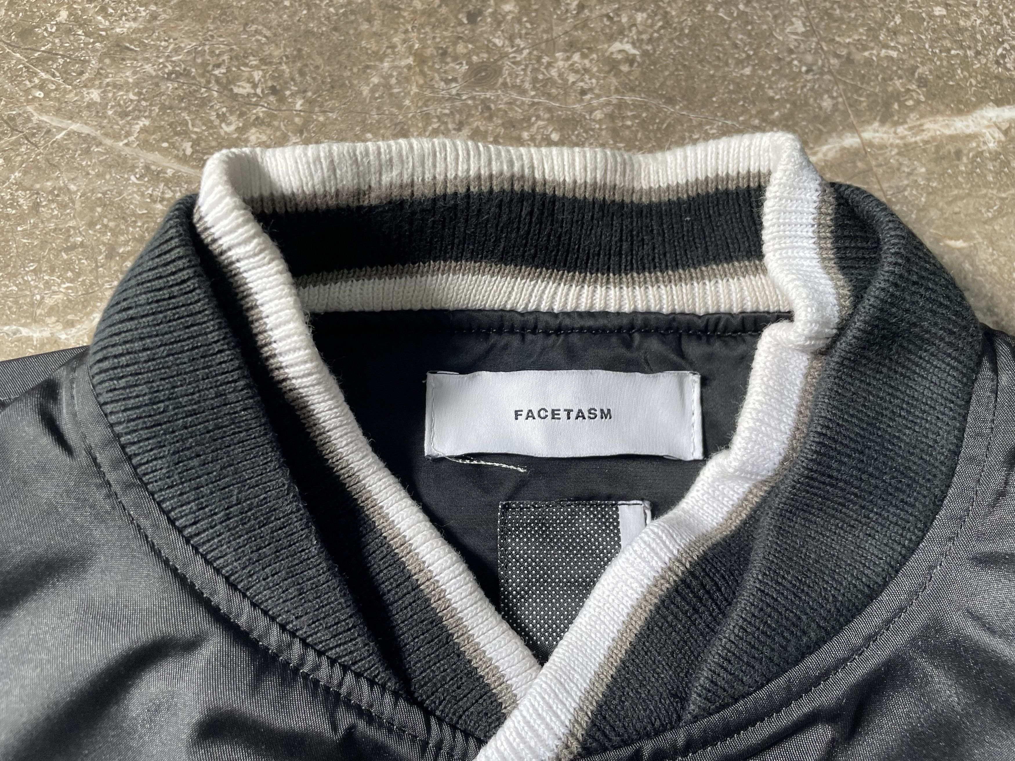 Facetasm FACETASM - Runway 16SS - MIXED STADIUM JACKET Size US M / EU 48-50 / 2 - 6 Thumbnail