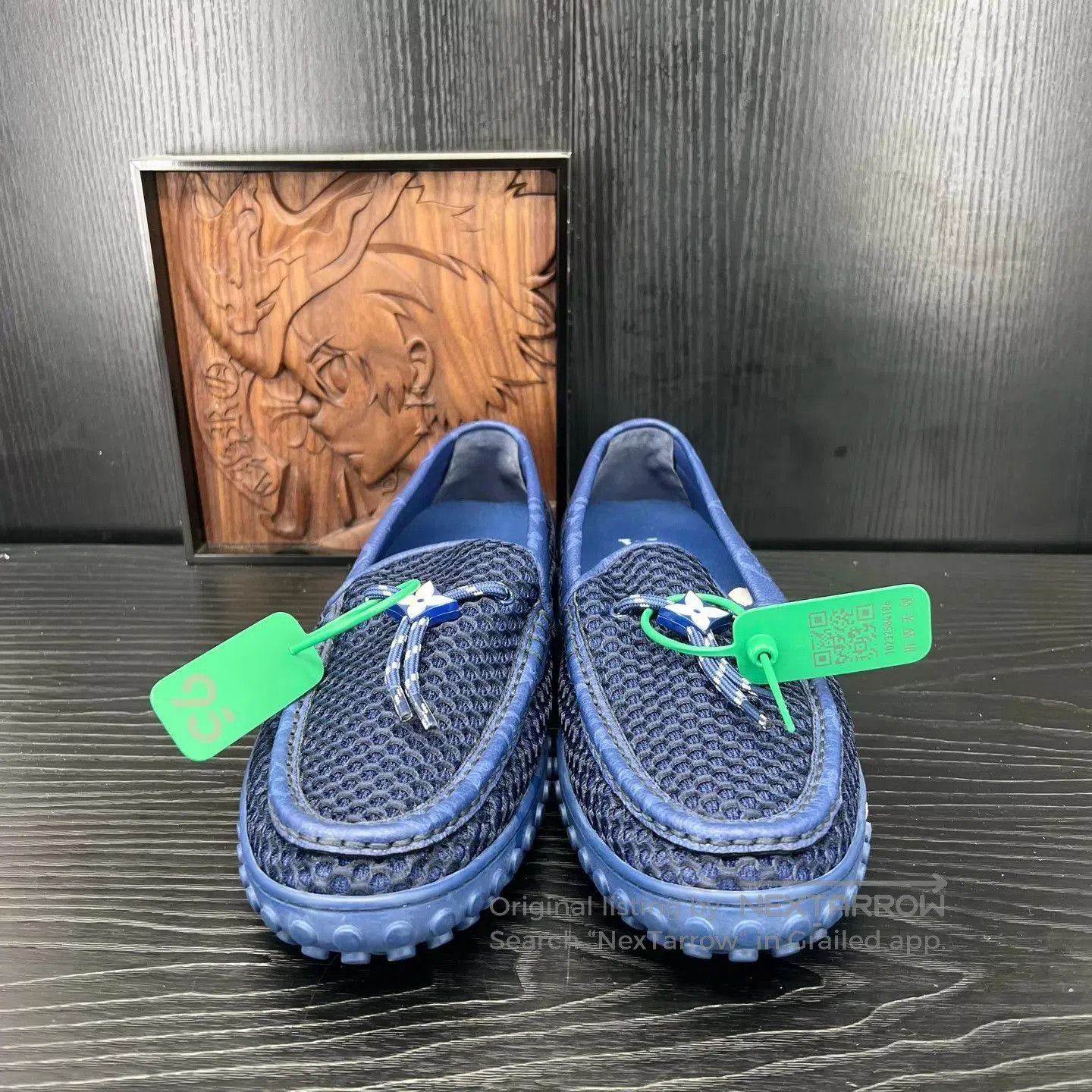 Louis Vuitton Blue Mesh Slip. Size US 10 / EU 43 - 4 Thumbnail