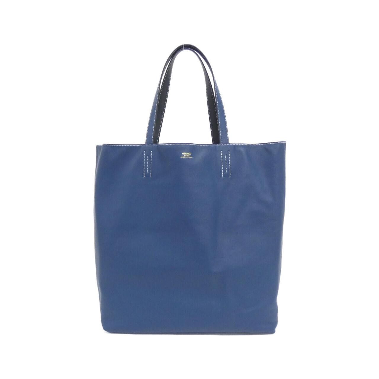 Hermes Hermes Hermes Maxi Double Sens Sikkim Tote Bag Leather Tote Bag Stamp Q DUTY FREE for USA Size ONE SIZE - 1 Thumbnail