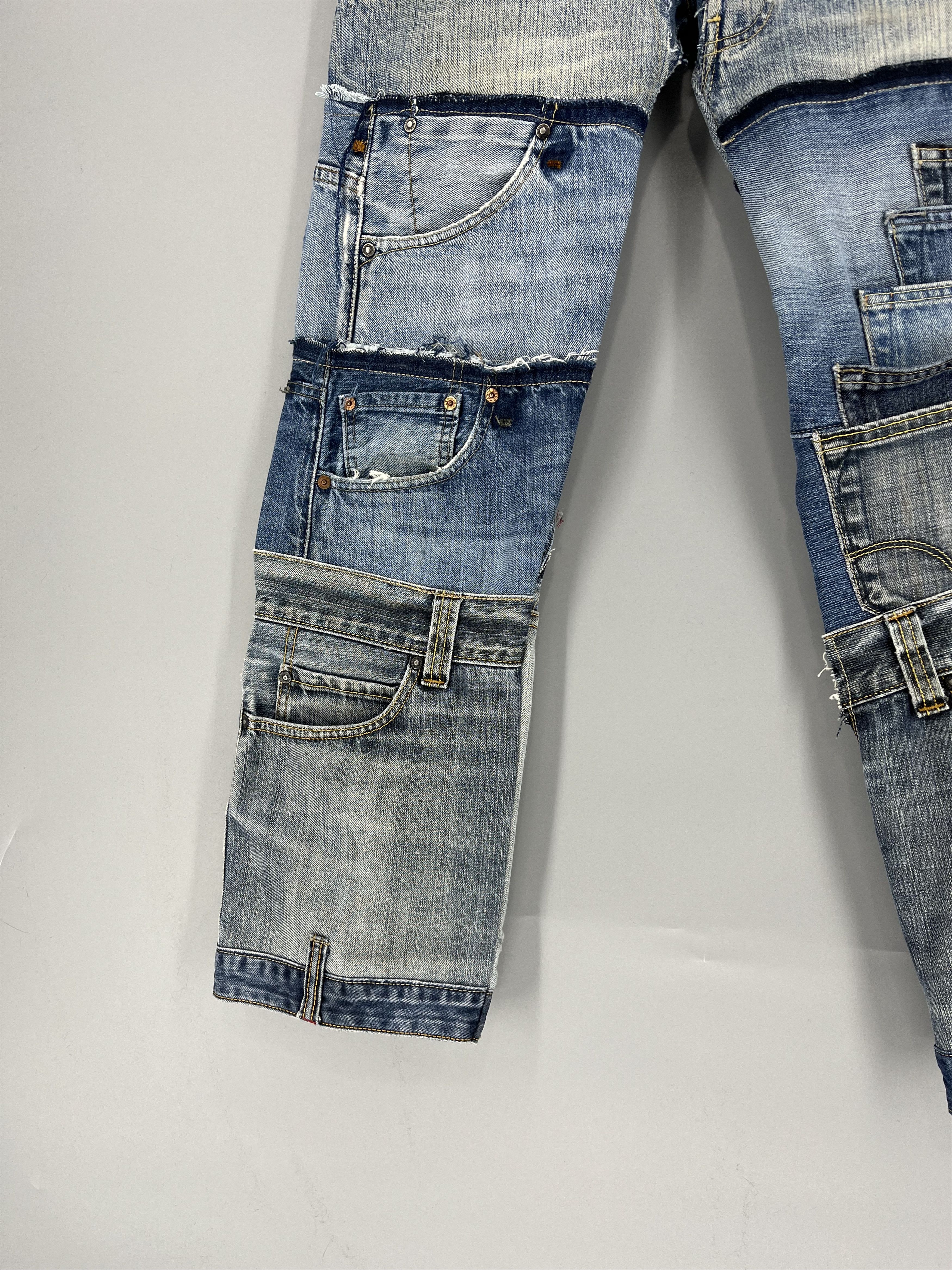 Other 90s Levi’s 501 Patchwork Multipocket Denim Custom Jeans USA Size US 31 - 7 Thumbnail