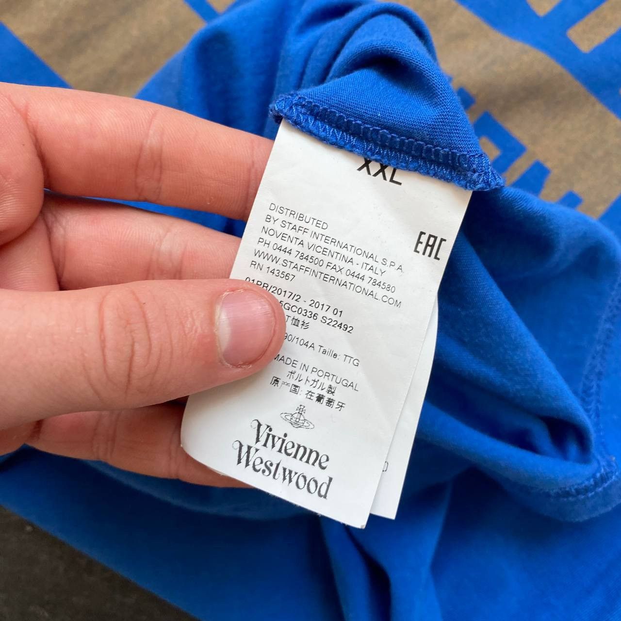 Vivienne Westwood Big logo vivienne westwood tee shirt Size US XXL / EU 58 / 5 - 9 Thumbnail