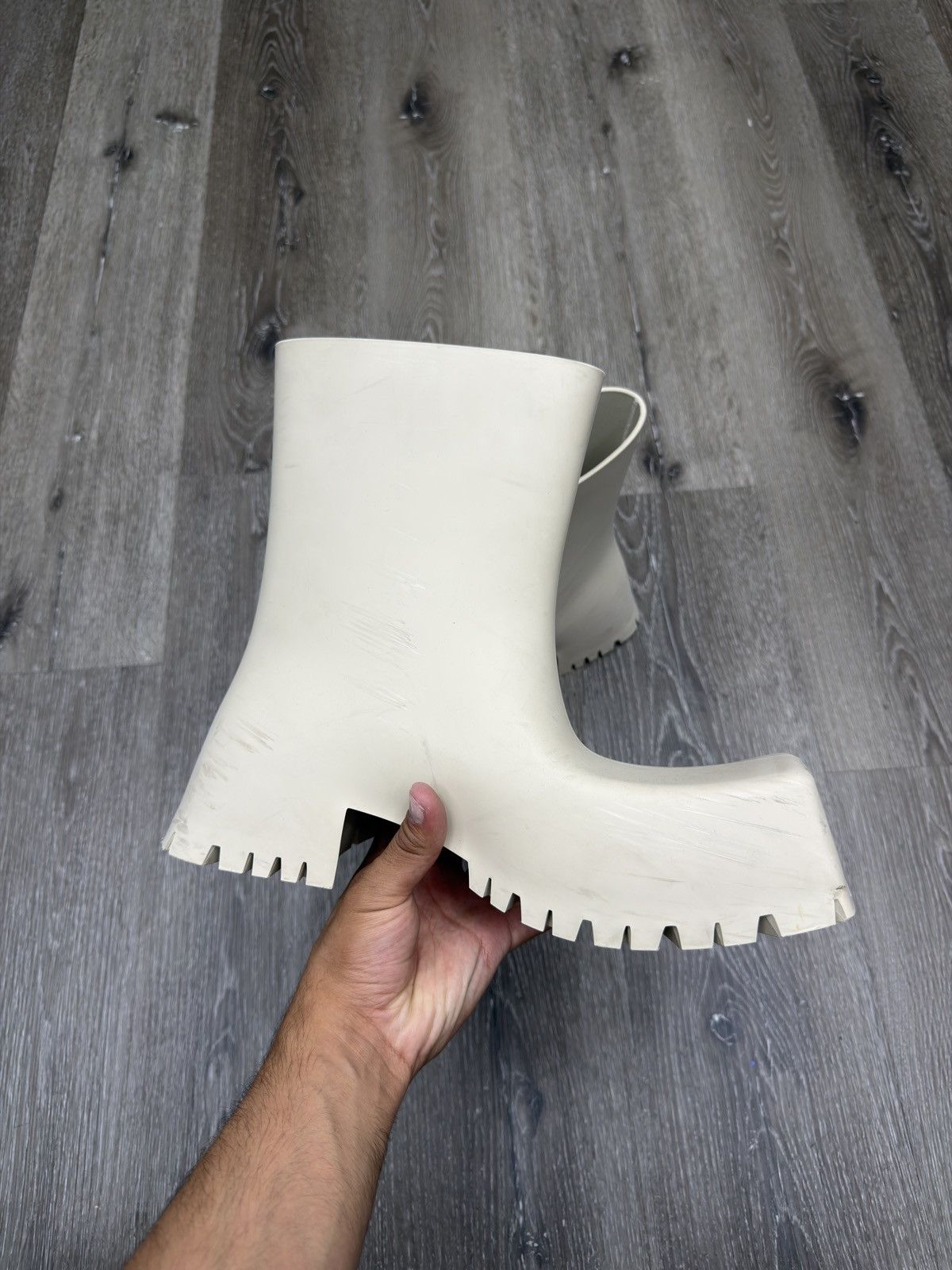 Balenciaga Balenciaga Trooper Rubber Boot 'White' Size US 9 / EU 42 - 2 Thumbnail
