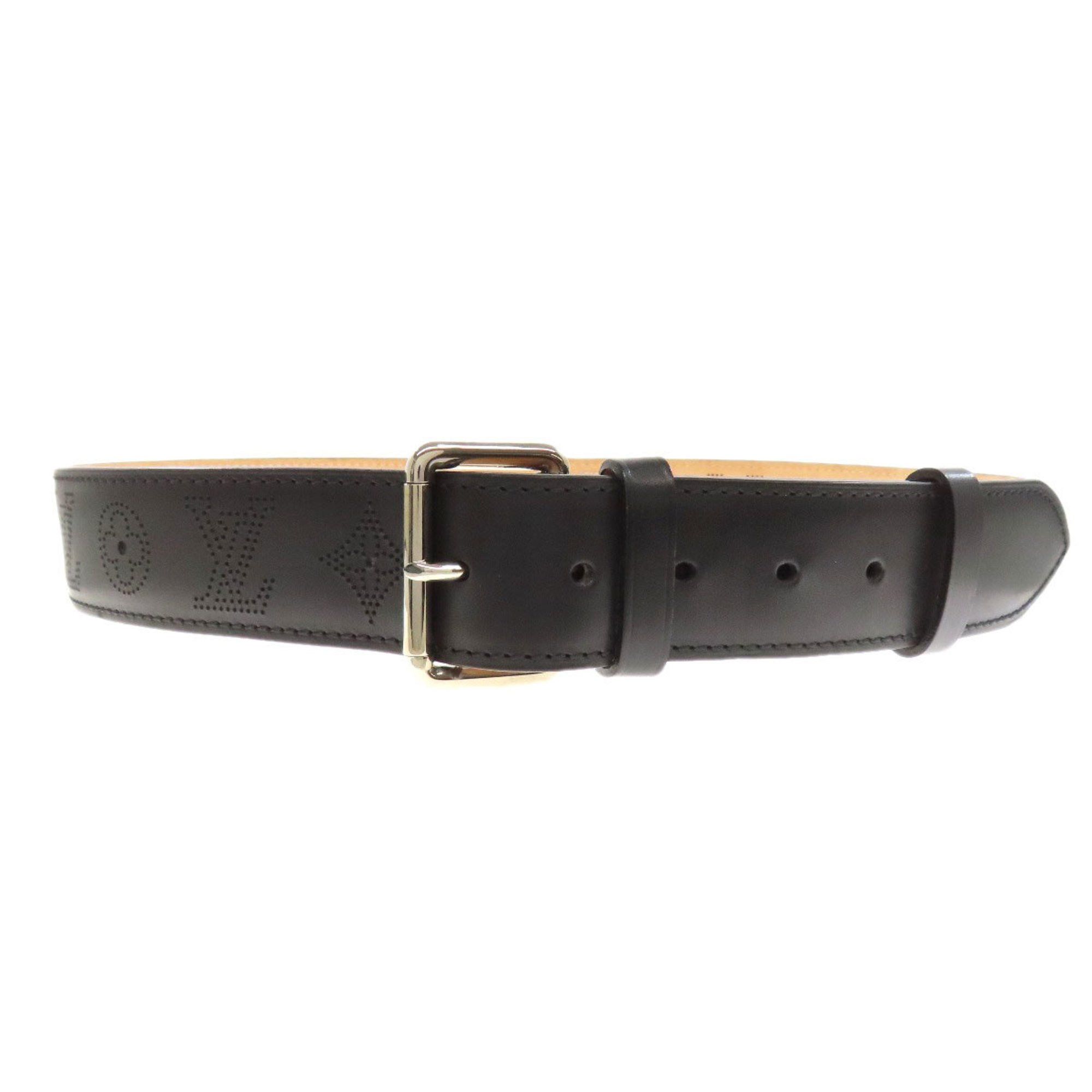 Louis Vuitton M6931 Santur Perforated Belt Mahina Leather Men's