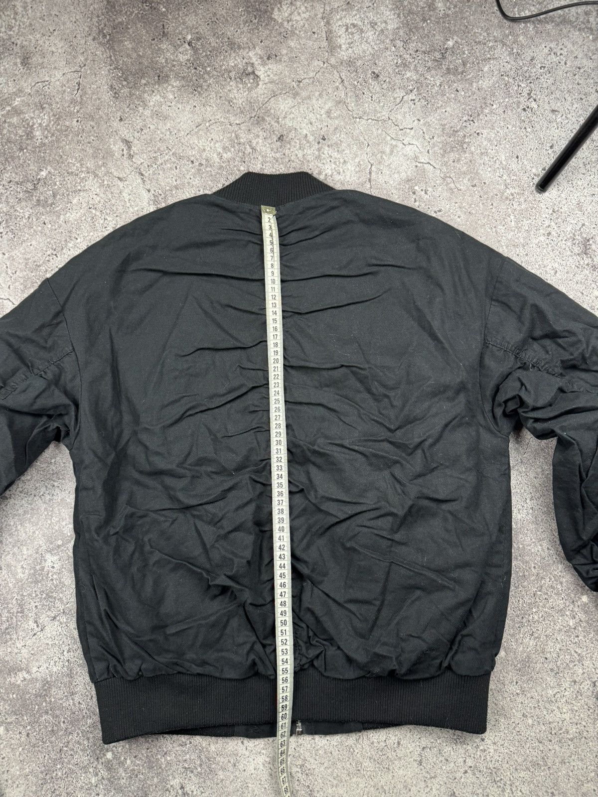 Japanese Brand VTG Avant Garde Rick Owens Style Washed Bomber Jacket 90s Size US S / EU 44-46 / 1 - 6 Thumbnail